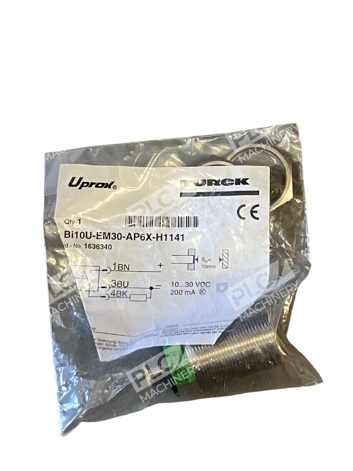 Turck Bi10U-EM30-AP6X-H1141 - Turck Inductive Sensor Bi10U-EM30-AP6X-H1141