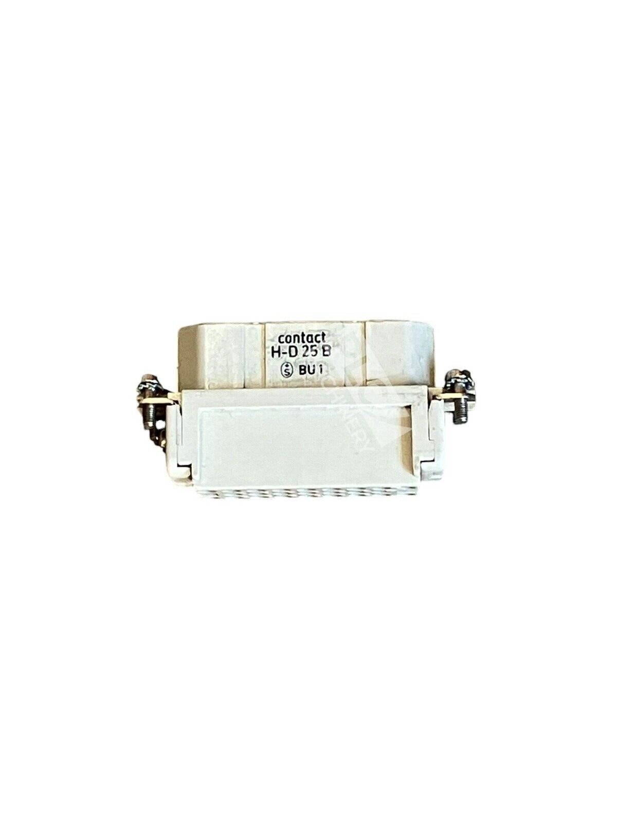 Contact Inserts H-D-25-B - Contact Inserts BU 1 Connector H-D-25-B