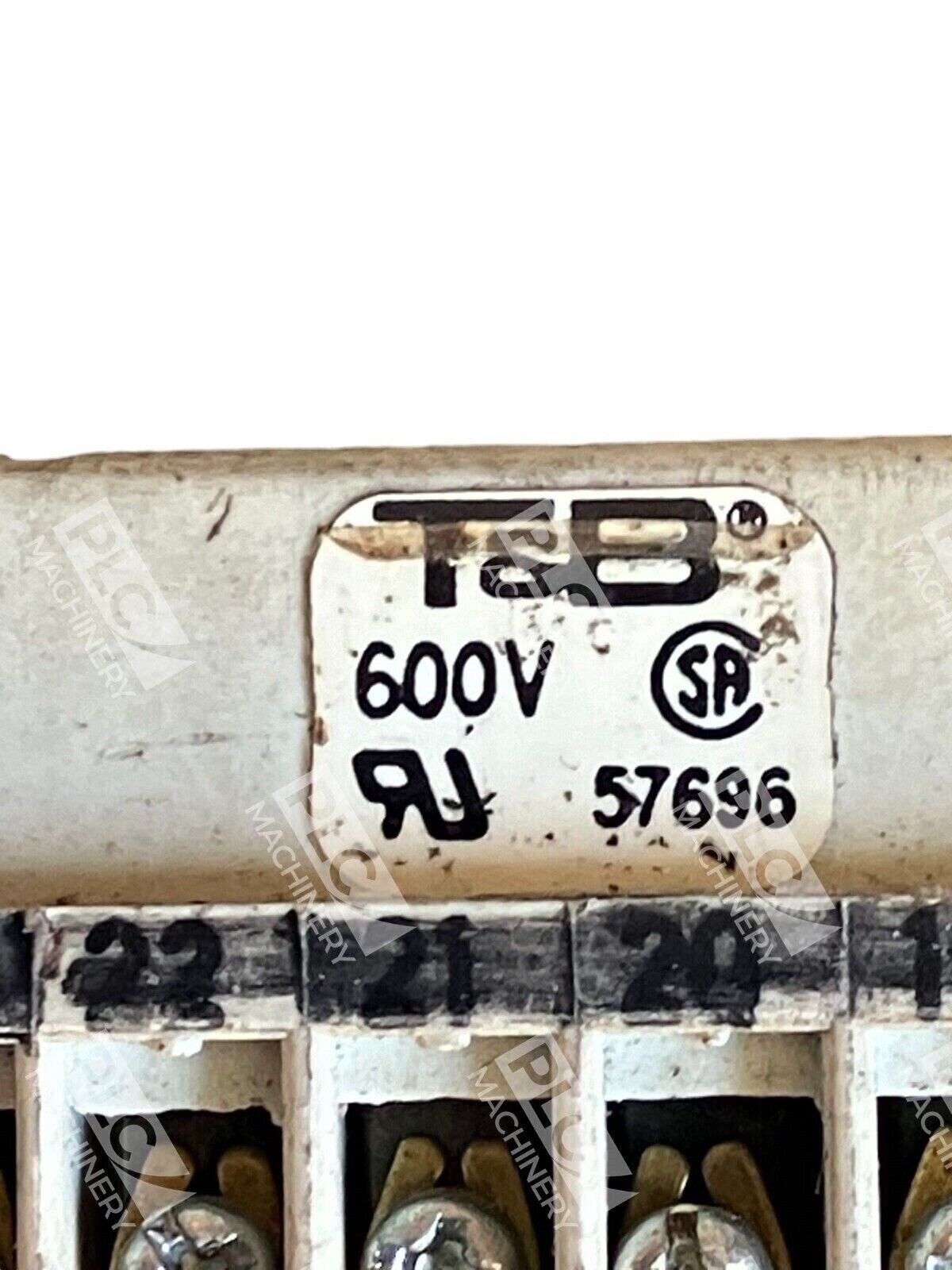 Thomas & Betts 600V 10A 380V Connector 57696 DD2 2U - Image 3