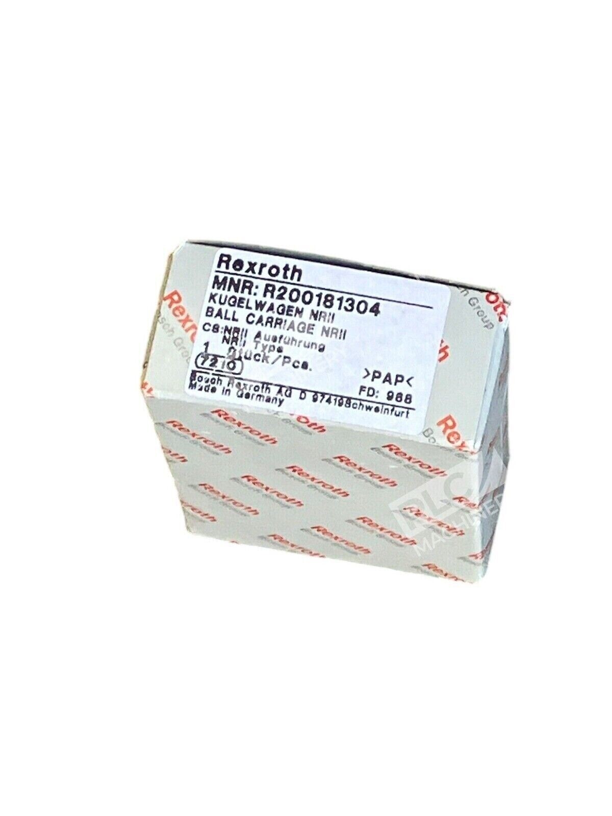 Rexroth R200181304 - Rexroth Ball Carriage R200181304