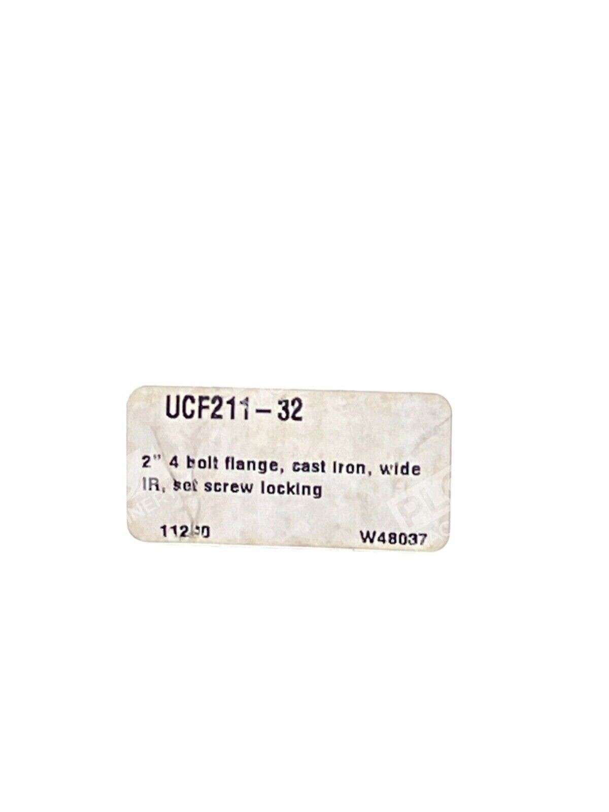 Peer UCF211-32 2" 4 Bolt Flange Cast Iron Bearing - Image 3