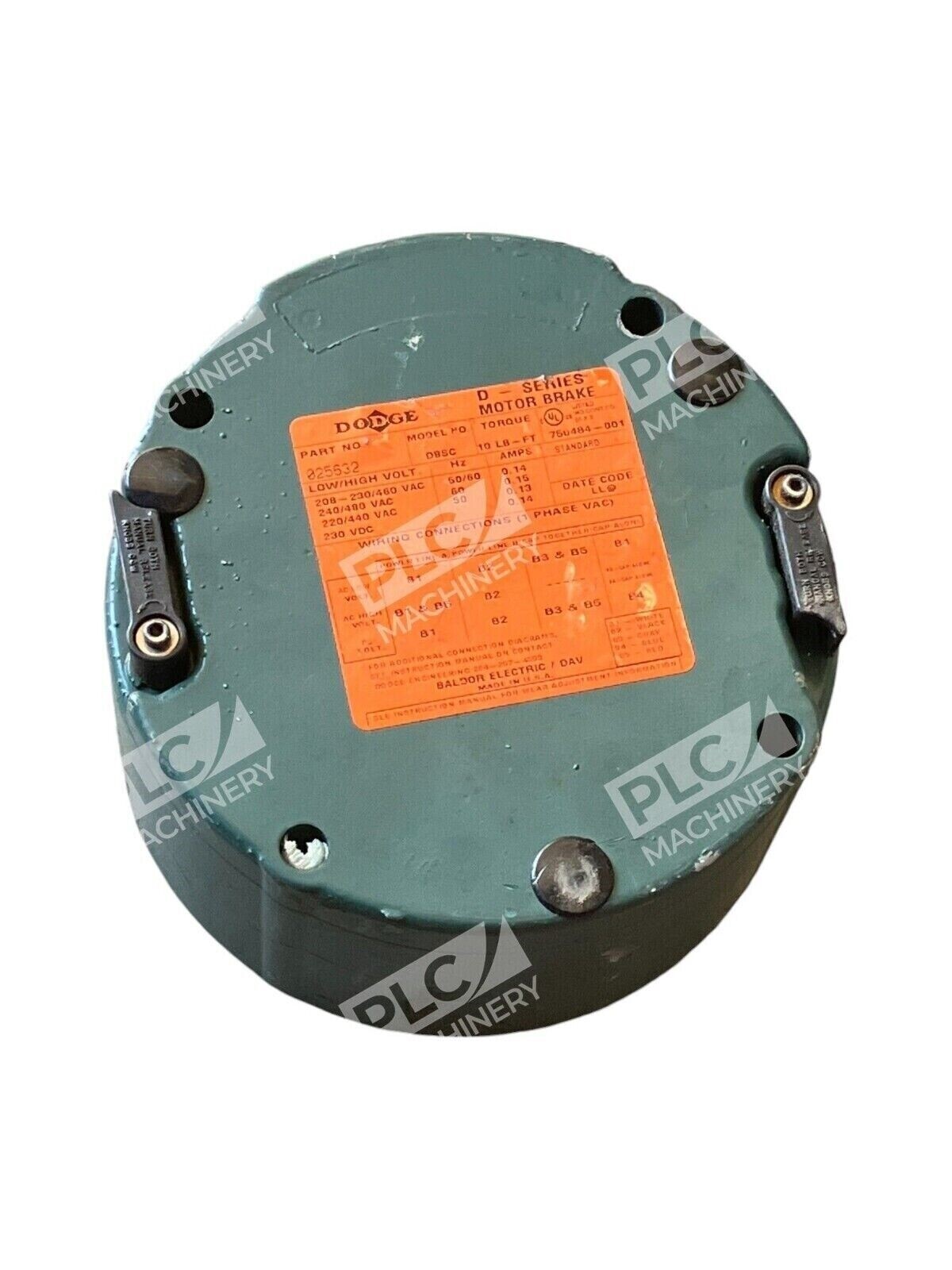 Baldor Dodge 25632 - Dodge Baldor Electric D-Series Motor Brake 025632