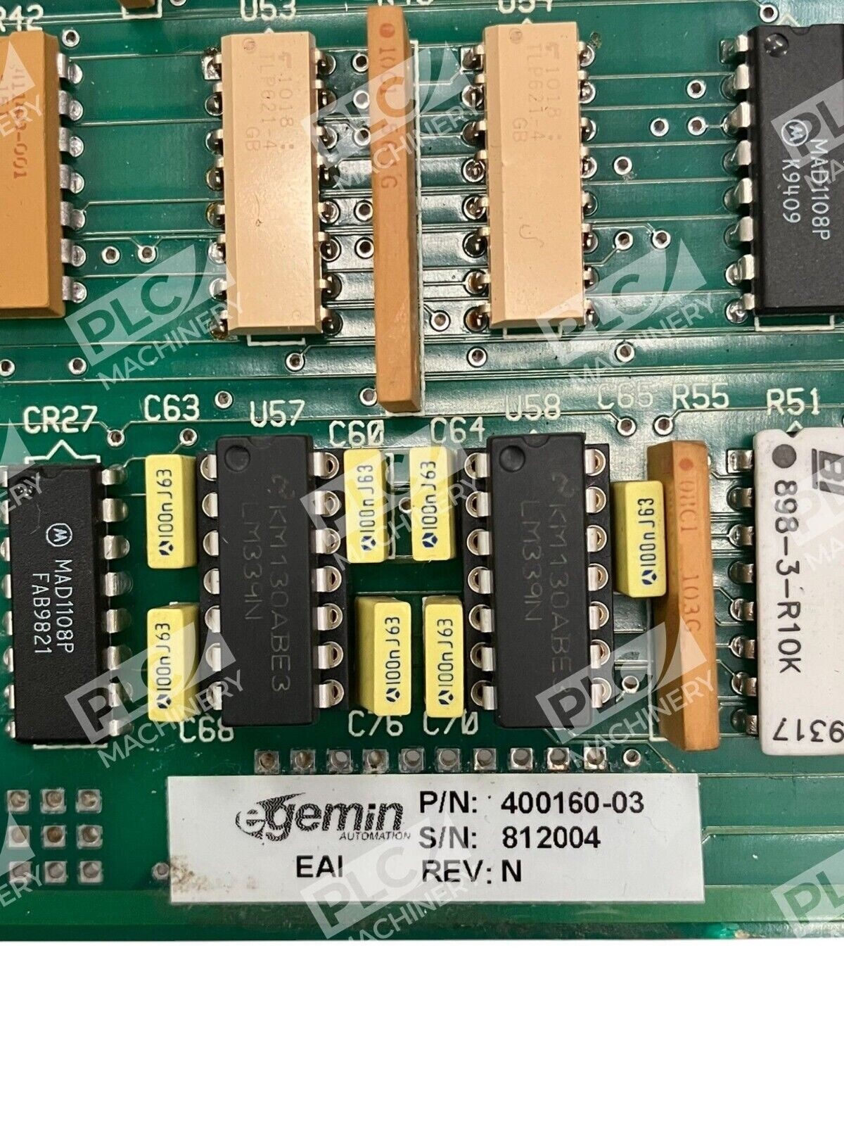 Egemin Automation SAS1AV PW8400163 Rev E AW400164 Rev C Circuit Board 400160-03 - Image 3