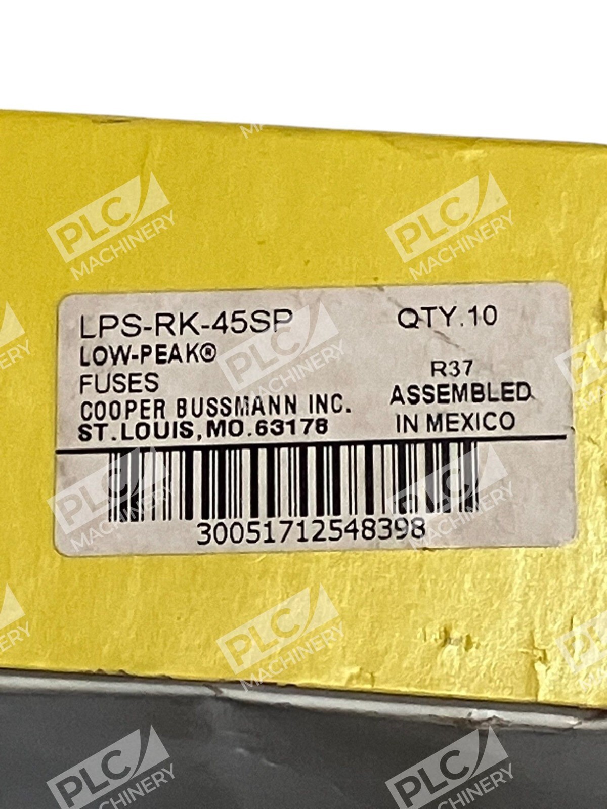 Bussmann Cooper 45A Low Peak Fuse LPS-RK-45SP (Box of 10) - Image 3