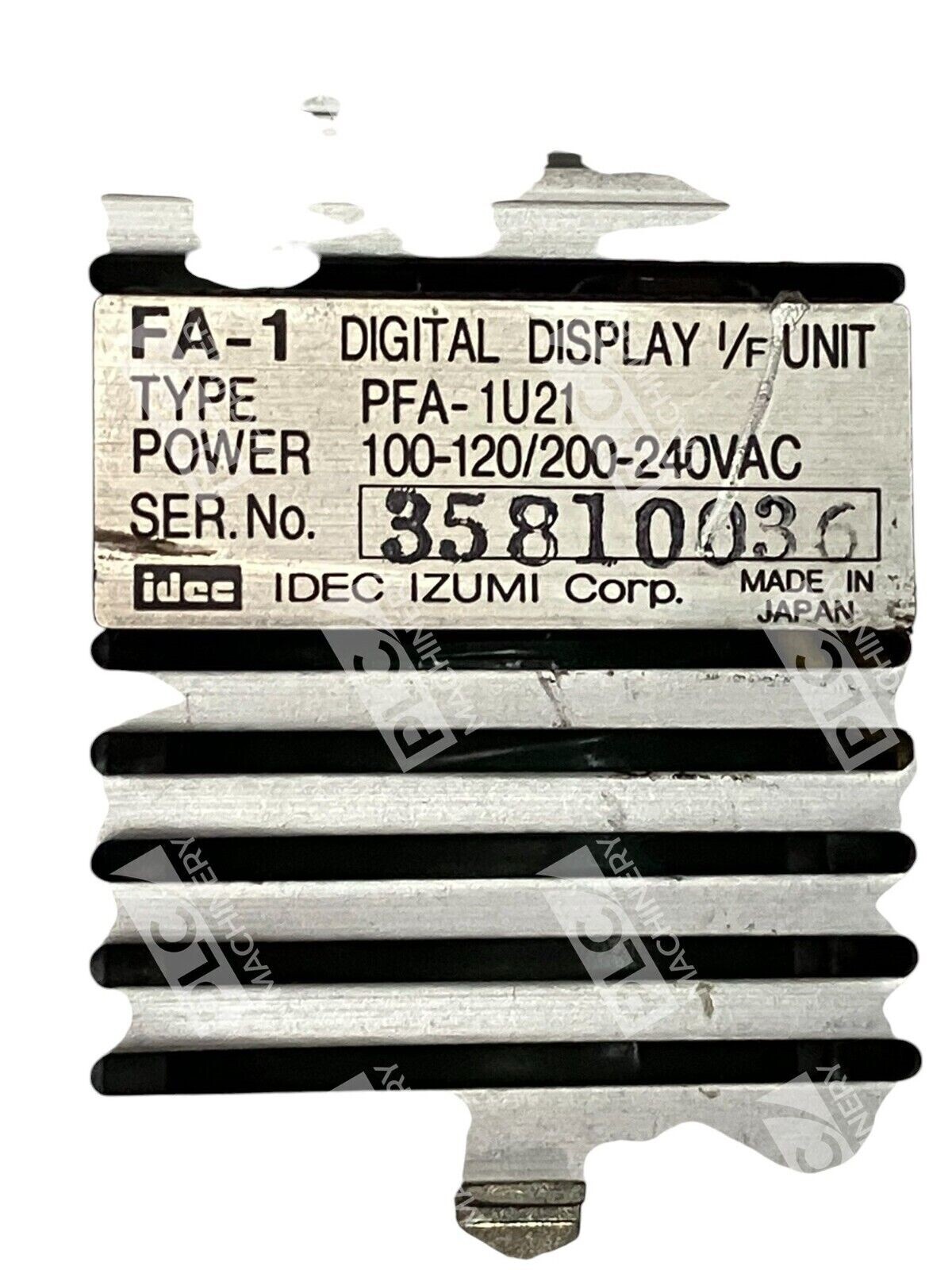 Idec Izumi FA-1 Digital Display Interface Unit PFA-1U21 - Image 3