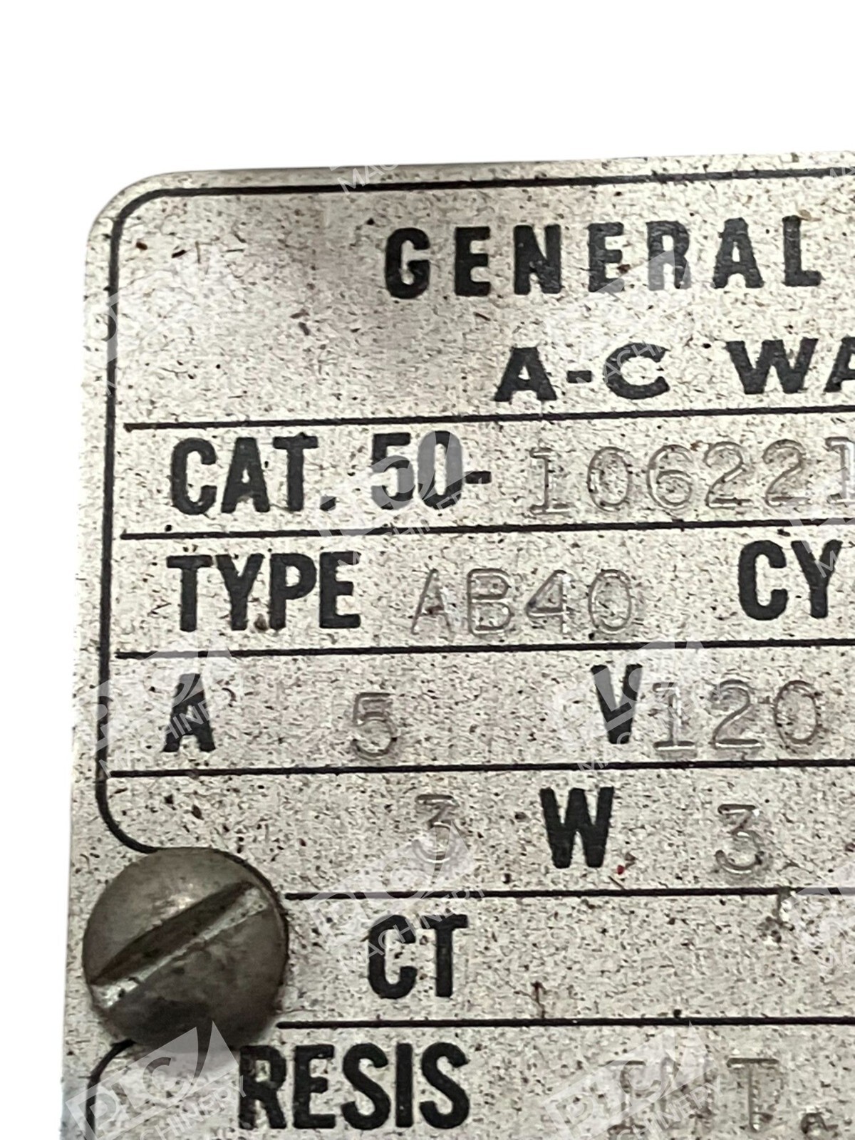 General Electric AB40 50/60CY 5A 120V 3W 3PH AC Wattmeter 50-106221FCSV1ACX - Image 6