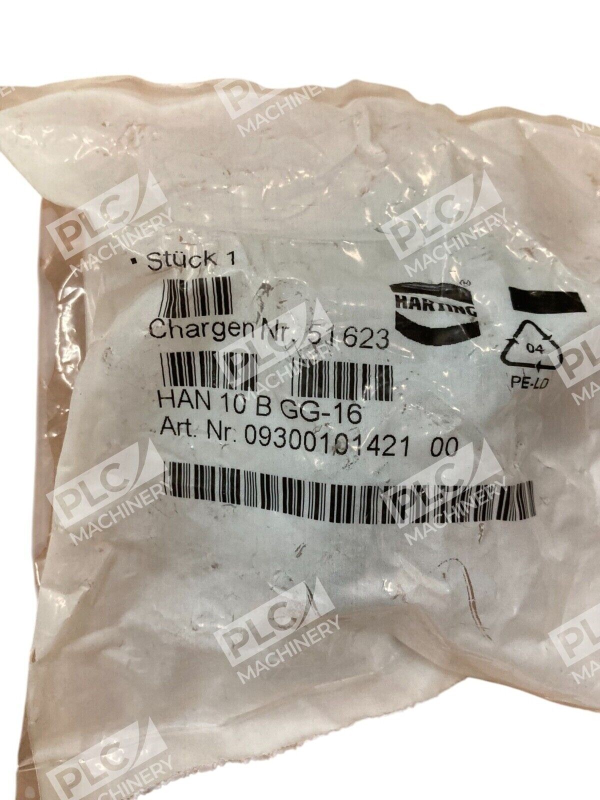 Harting HAN-10B-GG-16 Top Entry Hood 09300101421 - Image 2