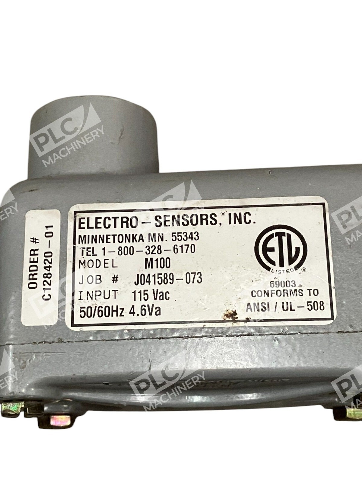 Electro Sensors 115VAC 50/60Hz 4.6Va Speed Sensor M100 - Image 3