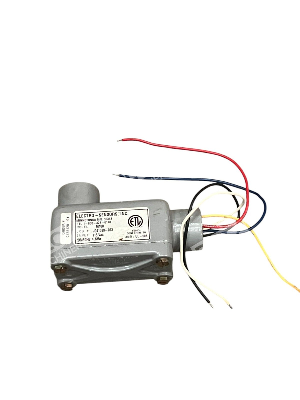 Electro Sensors M100 - Electro Sensors 115VAC 50/60Hz 4.6Va Speed Sensor M100