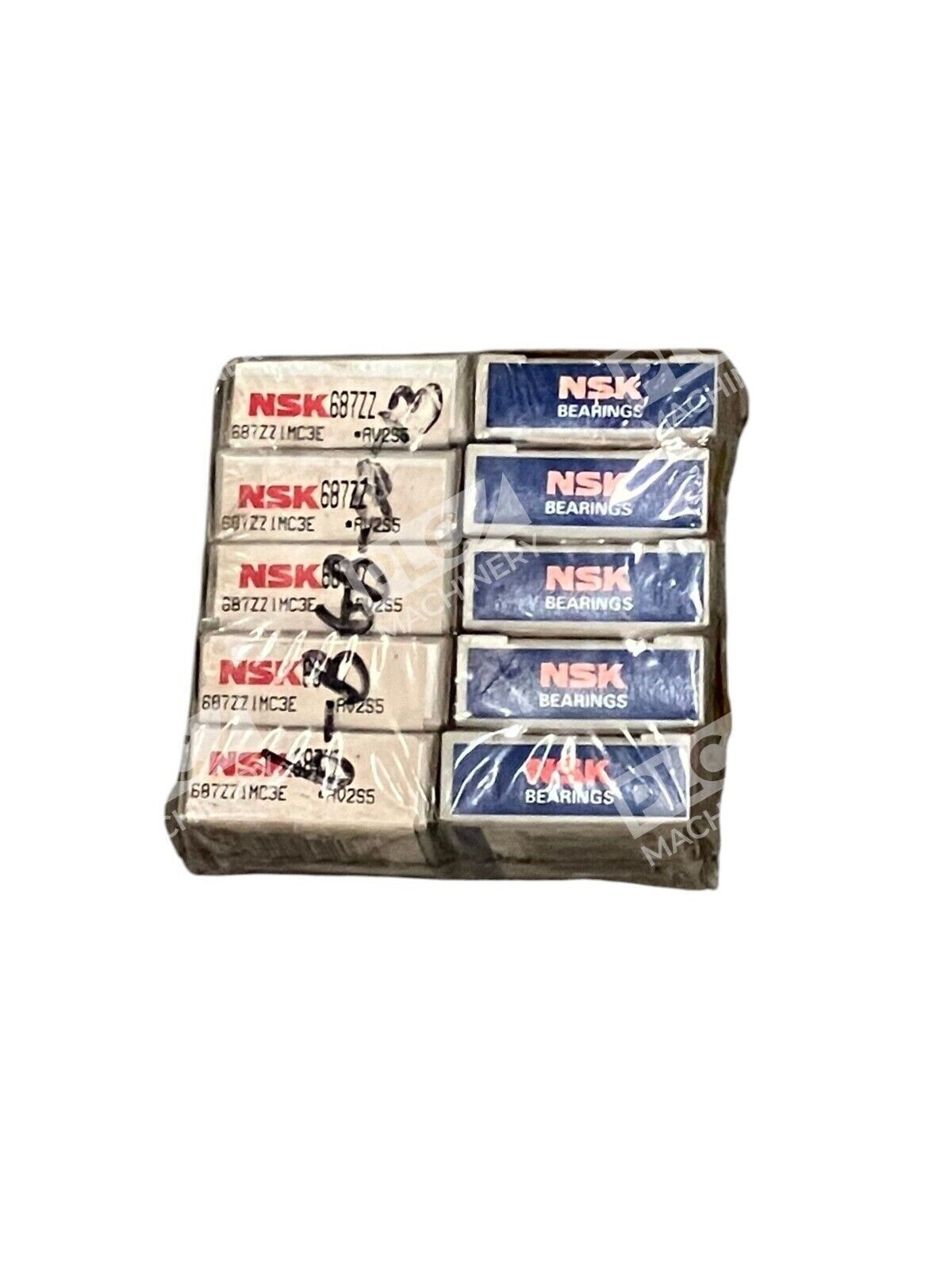 NSK 687ZZ - NSK 687ZZ1MC3E AV2S5 Bearing 687ZZ (Lot of 10)