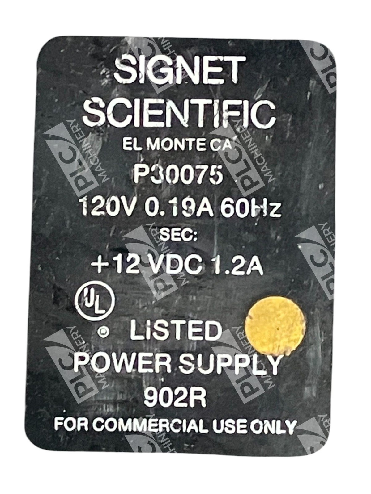Signet Scientific 120V 0.19A 60Hz Power Supply P30075 - Image 3