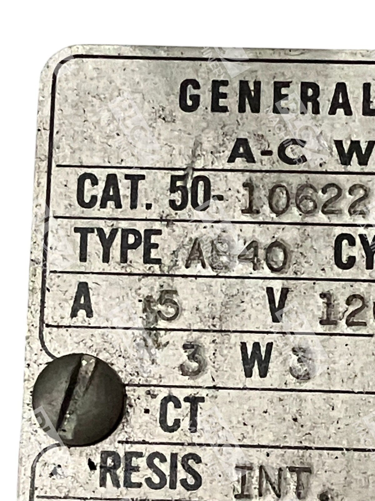 General Electric AB40 120V 5A AC Wattmeter 50-106221FCSD1ACX - Image 6