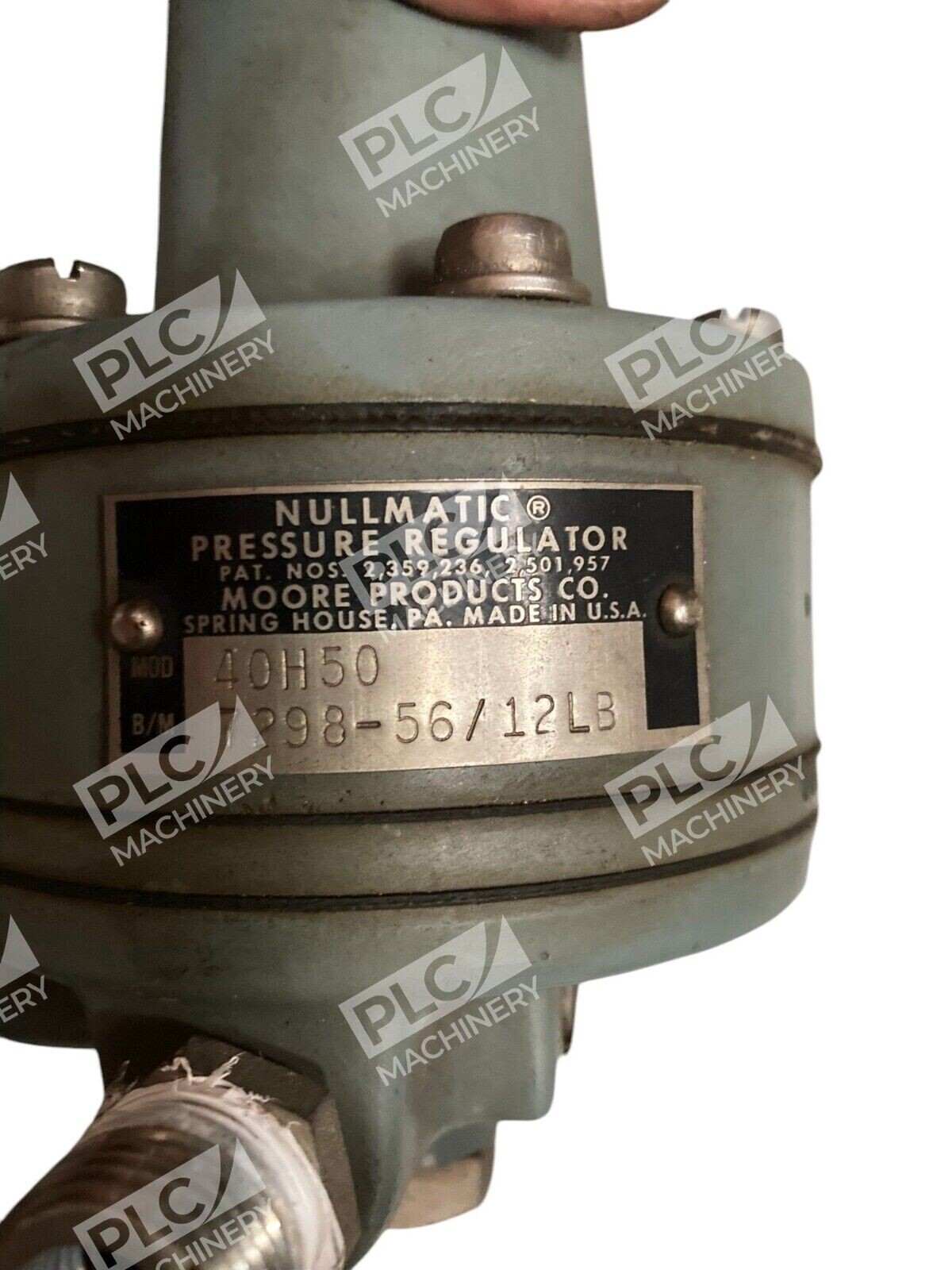 Moore Products 7298-56/12LB Nullmatic Pressure Regulator 40H50 - Image 3