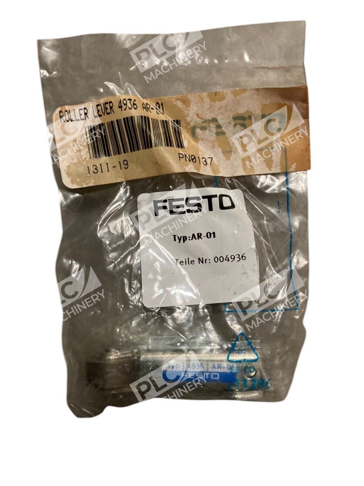 Festo AR-01 - Festo 004936 13II-19 PN0137 Roller Lever 4936 AR-01