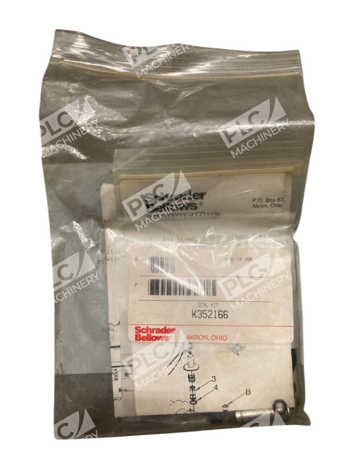Schrader Bellows K352166 - Schrader Bellows Parker K352-166 Seal Repair Kit K352166