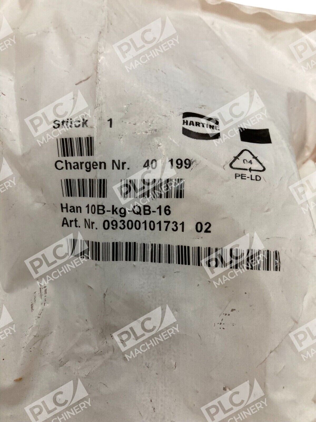 Harting HAN-10B-kg-QB-16 Top Entry Hood Aluminum 09300101731 - Image 2