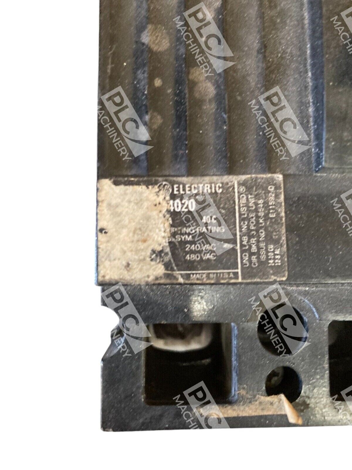 General Electric GE 3 Pole Circuit Breaker 20A TED134020 - Image 3