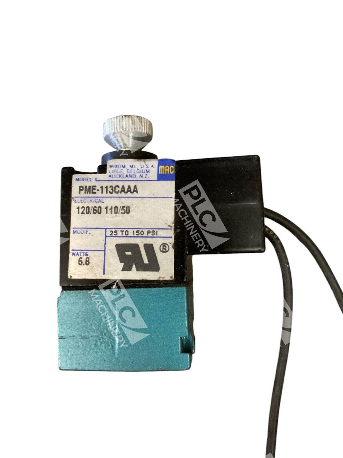 MAC 120/60 110/50 Valve PME-113CAAA - Image 3