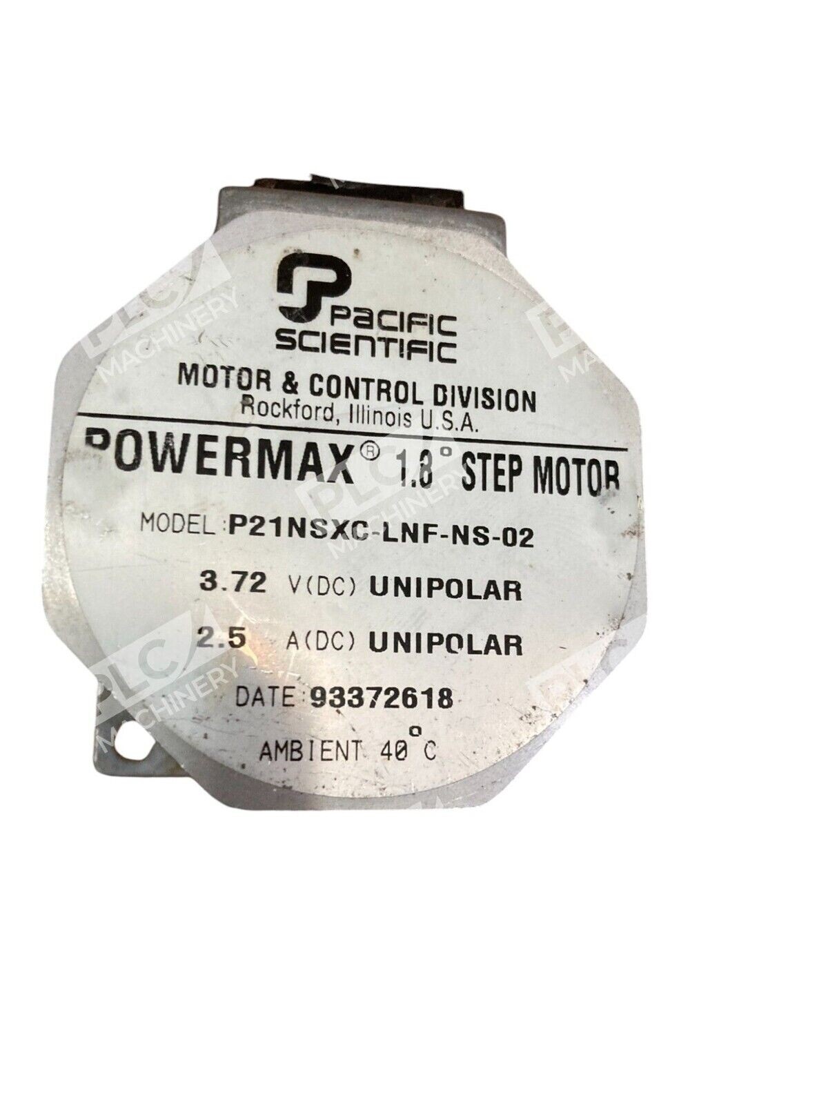 Pacific Scientific Powermax 1.8Degree Step Motor P21NSXC-LNF-NS-02 - Image 2