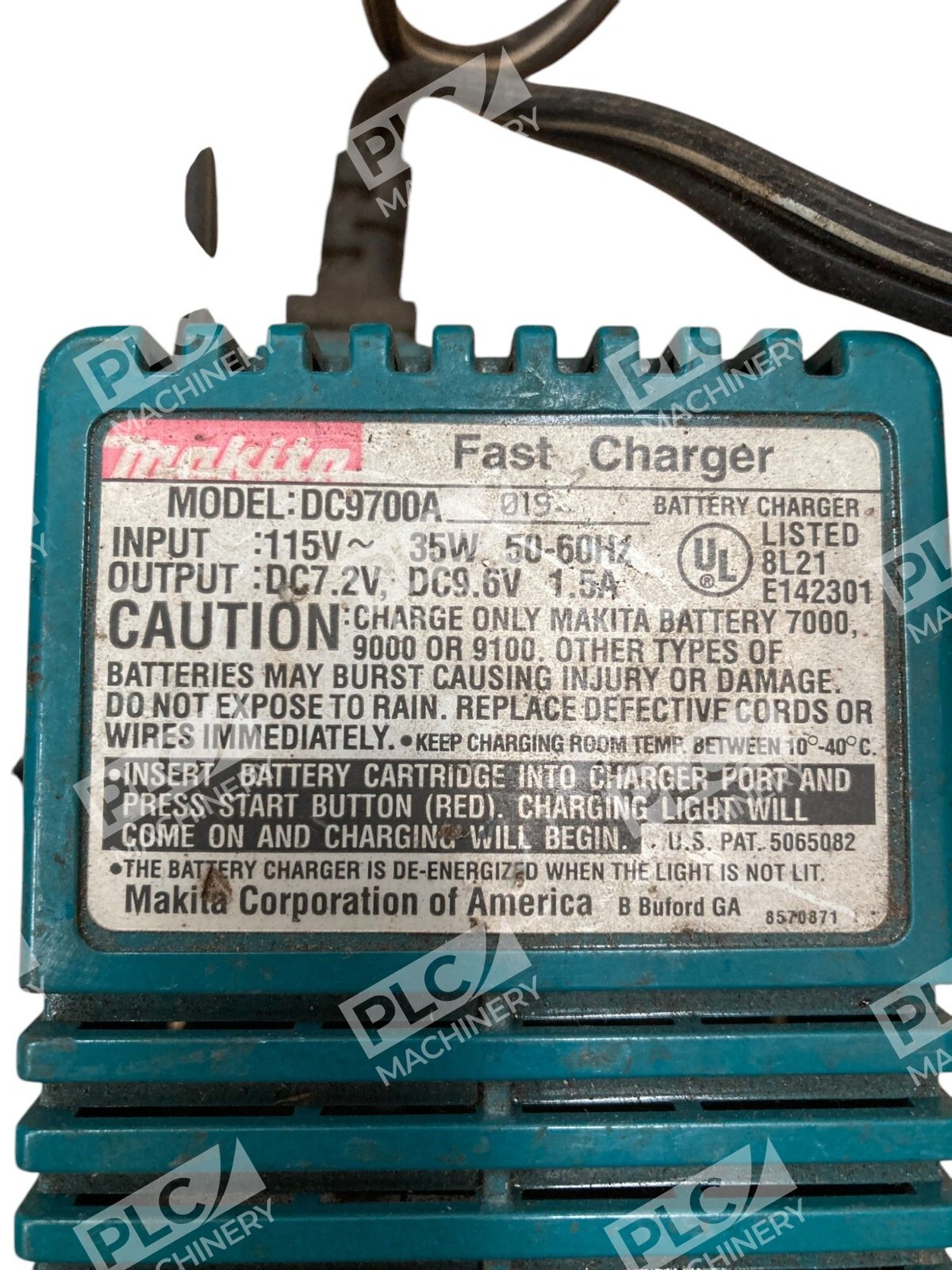 Makita Fast Charger DC9700A 019 w/ Battery 9000 - Image 3