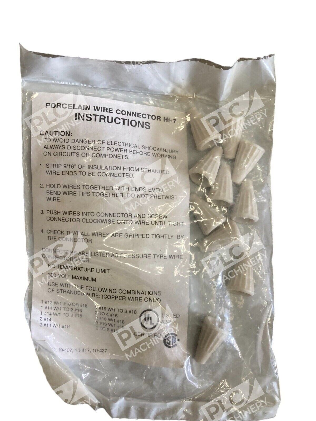 Marrette Porcelain Wire Connector Hi-7 10-417-10PK (lot of 2) - Image 4