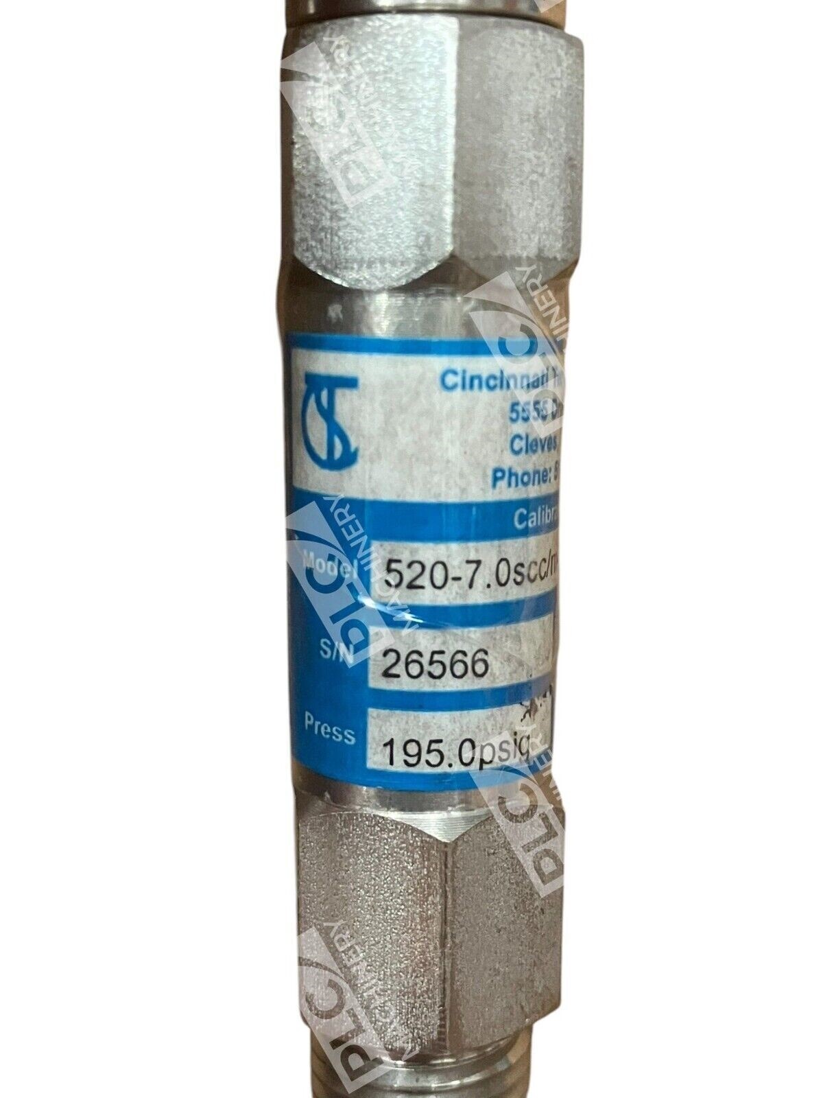 Cincinnati Test Systems CTS 195psig Leak Detector 520-7.9scc/m-195.0psig-21 - Image 4