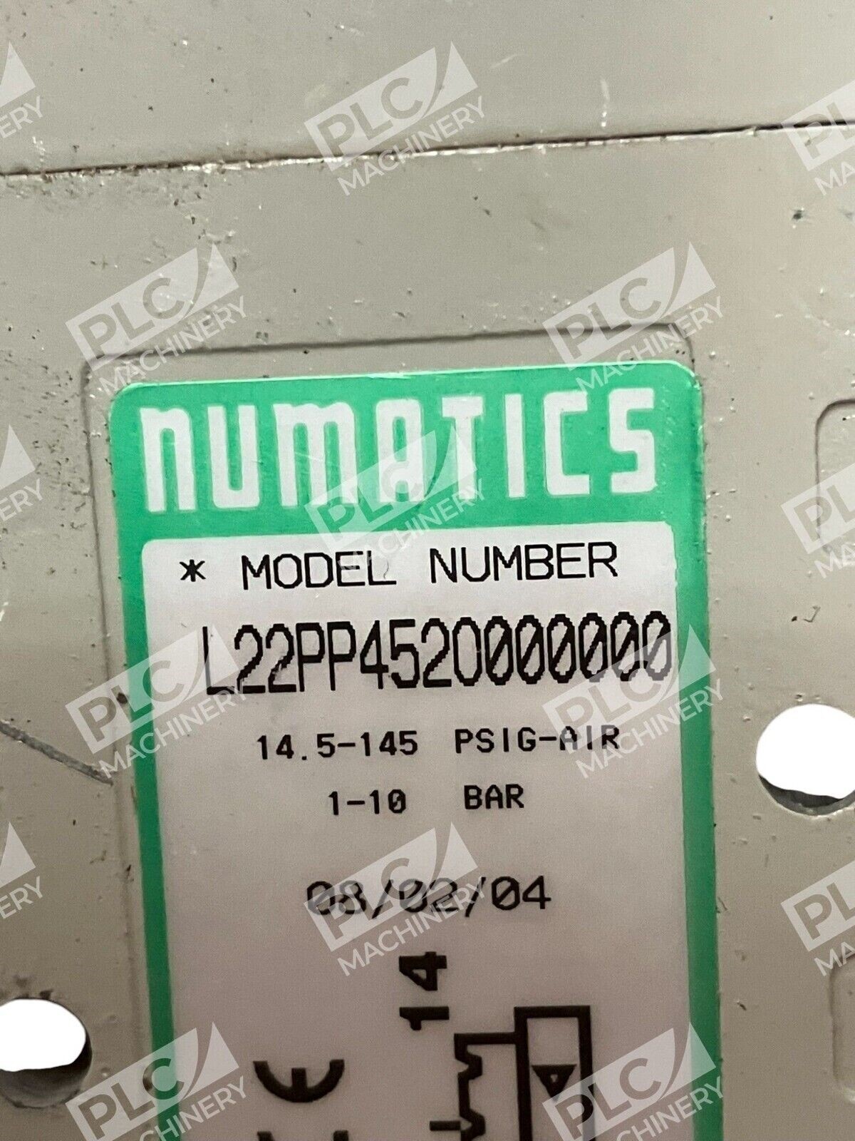 Numatics 14.5-145PSIG 1-10BAR Air Port Valve L22PP452O000000 - Image 3