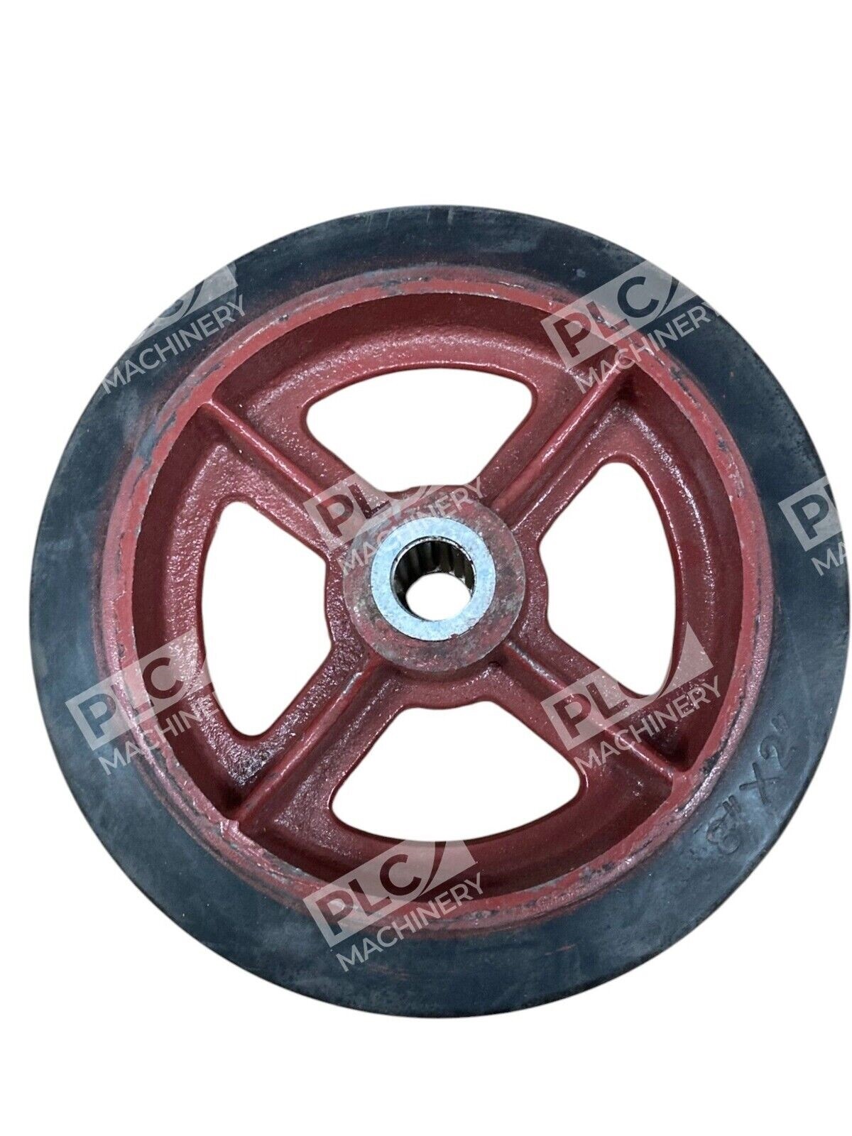 Iron Knight 8"x2" - Iron Knight Heavy-Duty Rubber Wheel 8"x2"