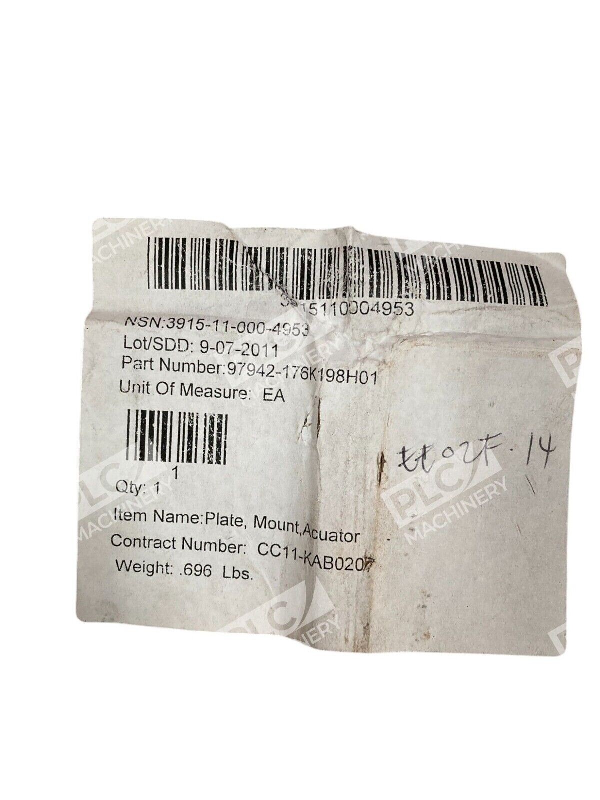 Nordex Plate Mount Actuator 97942-176K198H01 - Image 4