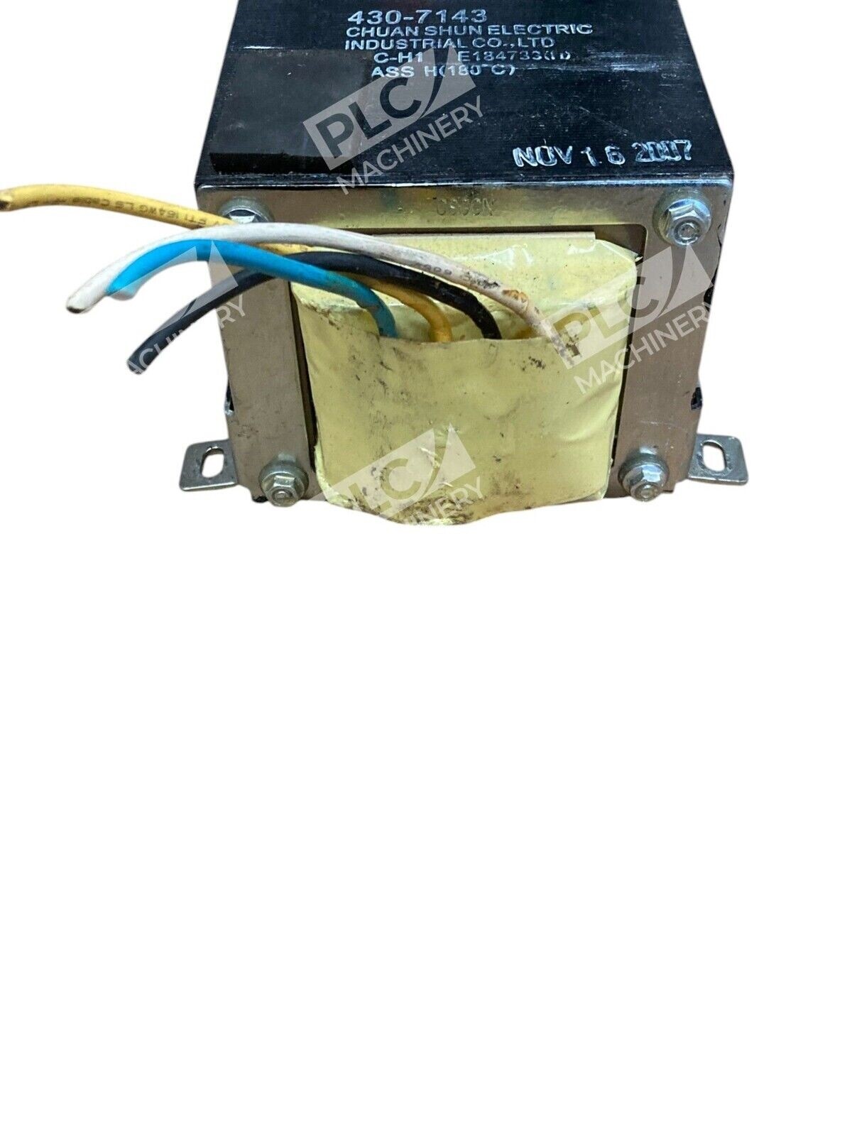 Chuan Chun Electric C-H1 E184733(11) Class H Power Transformer 430-7143 - Image 3
