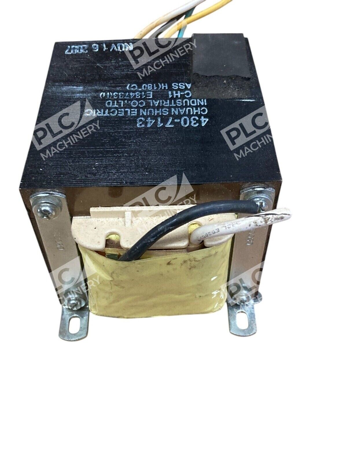 Chuan Chun Electric C-H1 E184733(11) Class H Power Transformer 430-7143 - Image 4