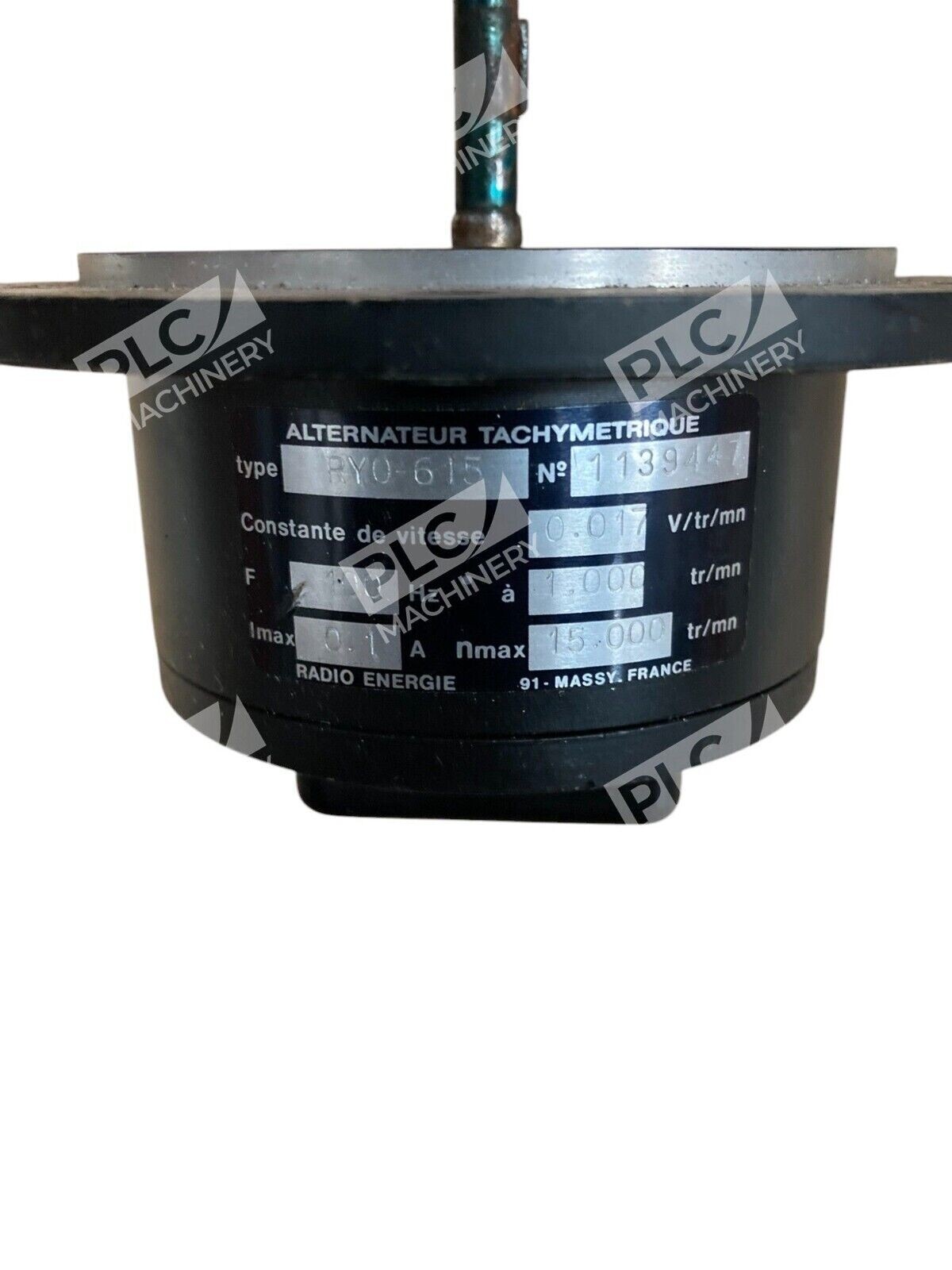 Radio Energie RY0-615 - Radio Energie 1139447 Alternateur Tachymetrique Tachometer A