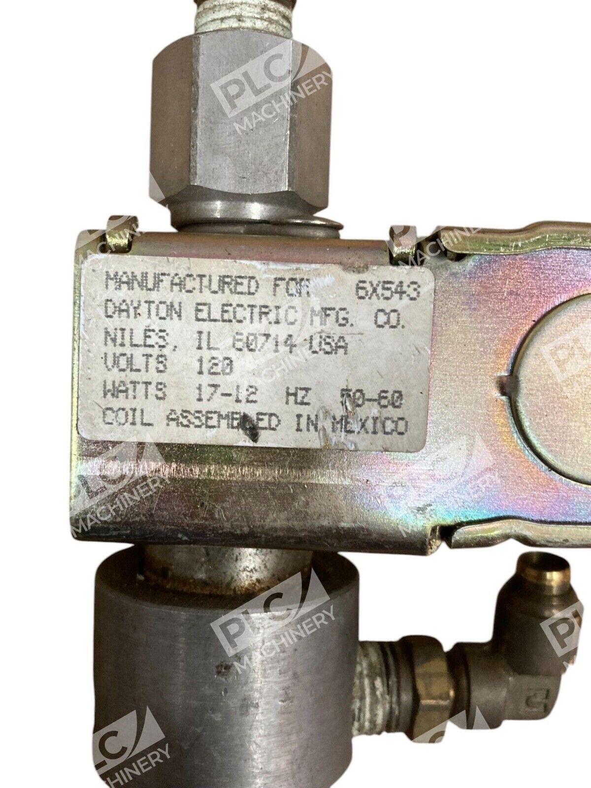 Dayton 120V 17-12W 50-60Hz Solenoid Valve Coil 6X543 - Image 3