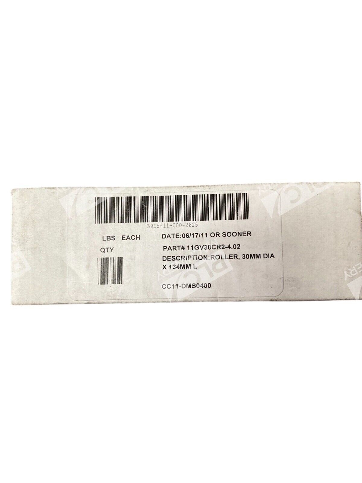 Interroll 30mm Diameter x 134mm Length Roller 11GV30CR2-4.02 - Image 4