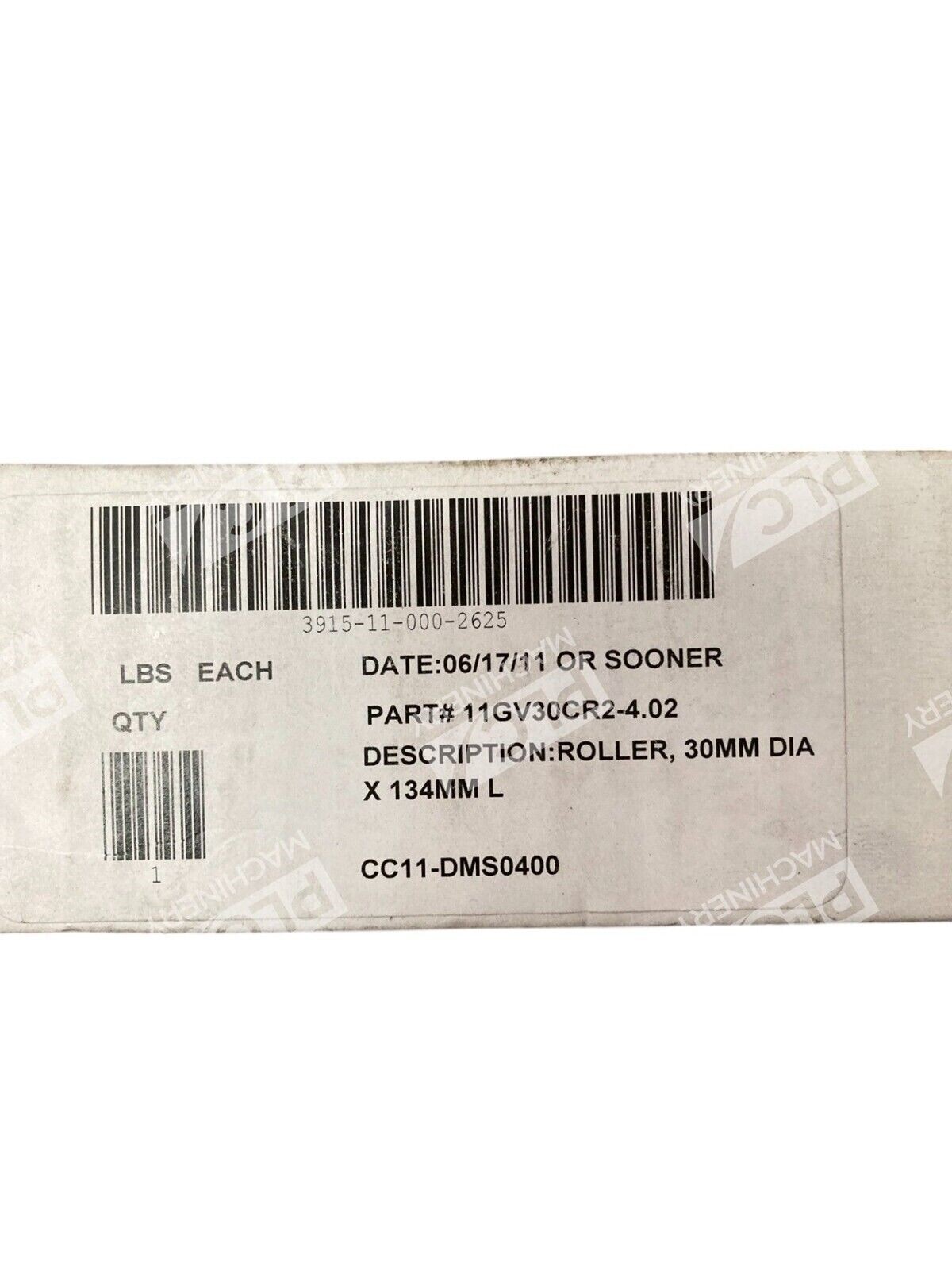 Interroll 30mm Diameter x 134mm Length Roller 11GV30CR2-4.02 - Image 5