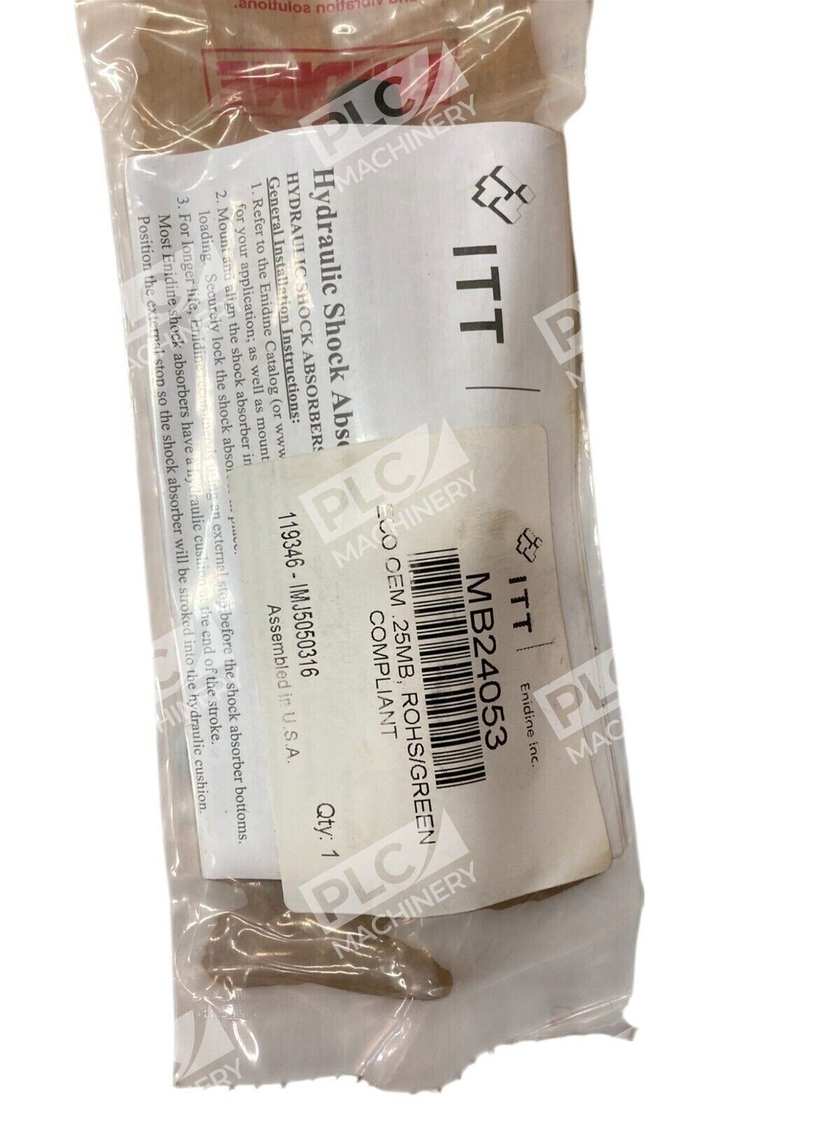 ITT Enidine .25MB ROHS Green Compliant Hydraulic Shock Absorber MB24053 - Image 3
