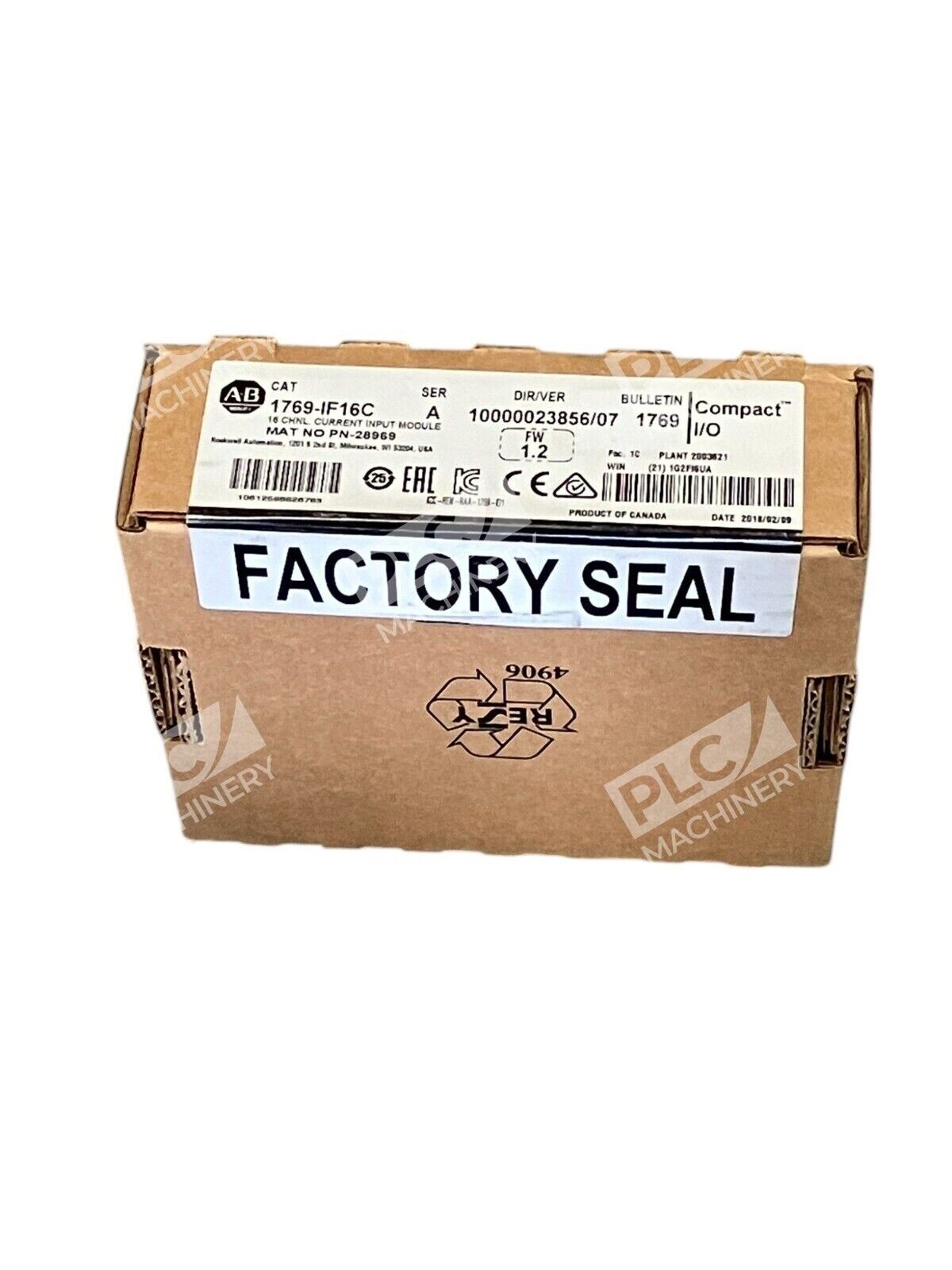 Allen Bradley 1769-IF16C /A - Allen Bradley 1769-IF16C Series A 16 Channel Current Input M