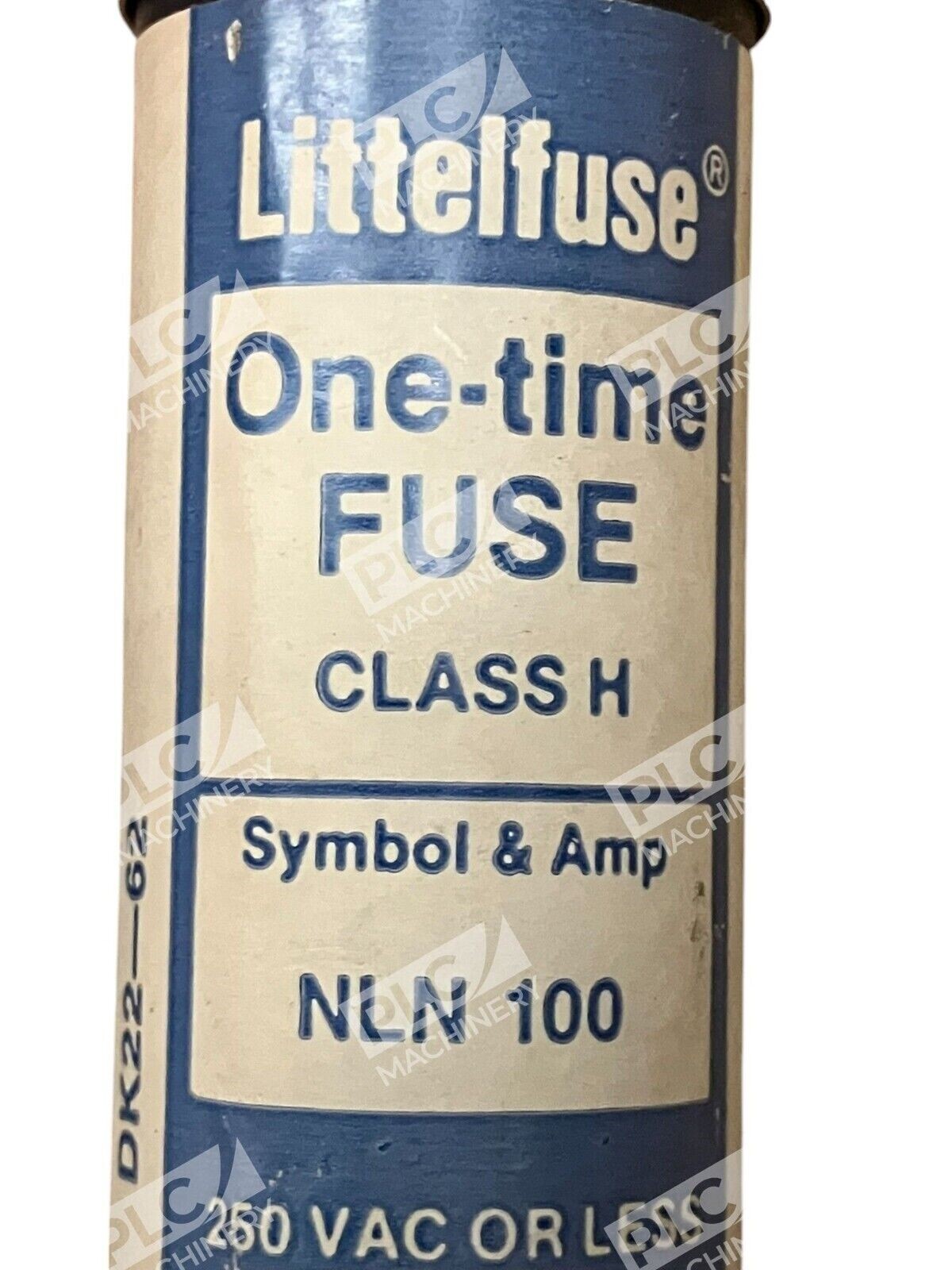 Littelfuse 250VAC Class H One Time 100A Fuse NLN100 - Image 3