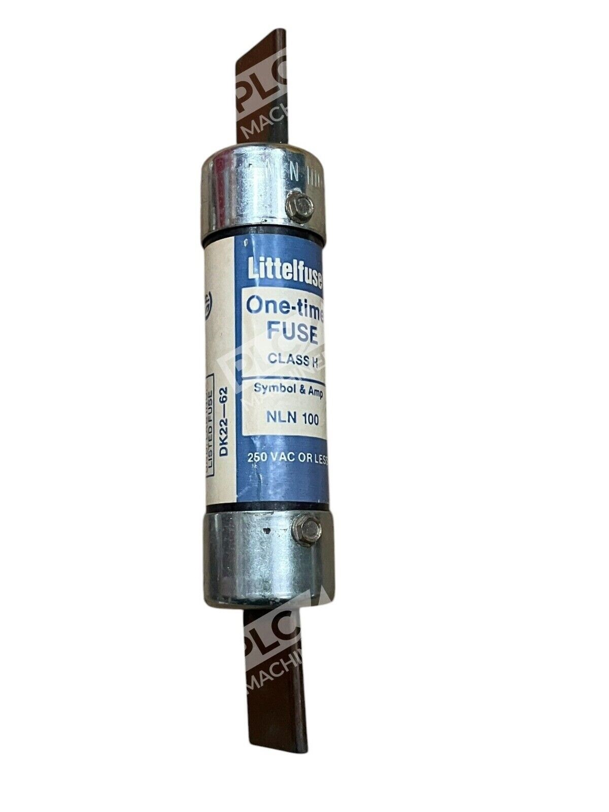 Littelfuse NLN100 - Littelfuse 250VAC Class H One Time 100A Fuse NLN100