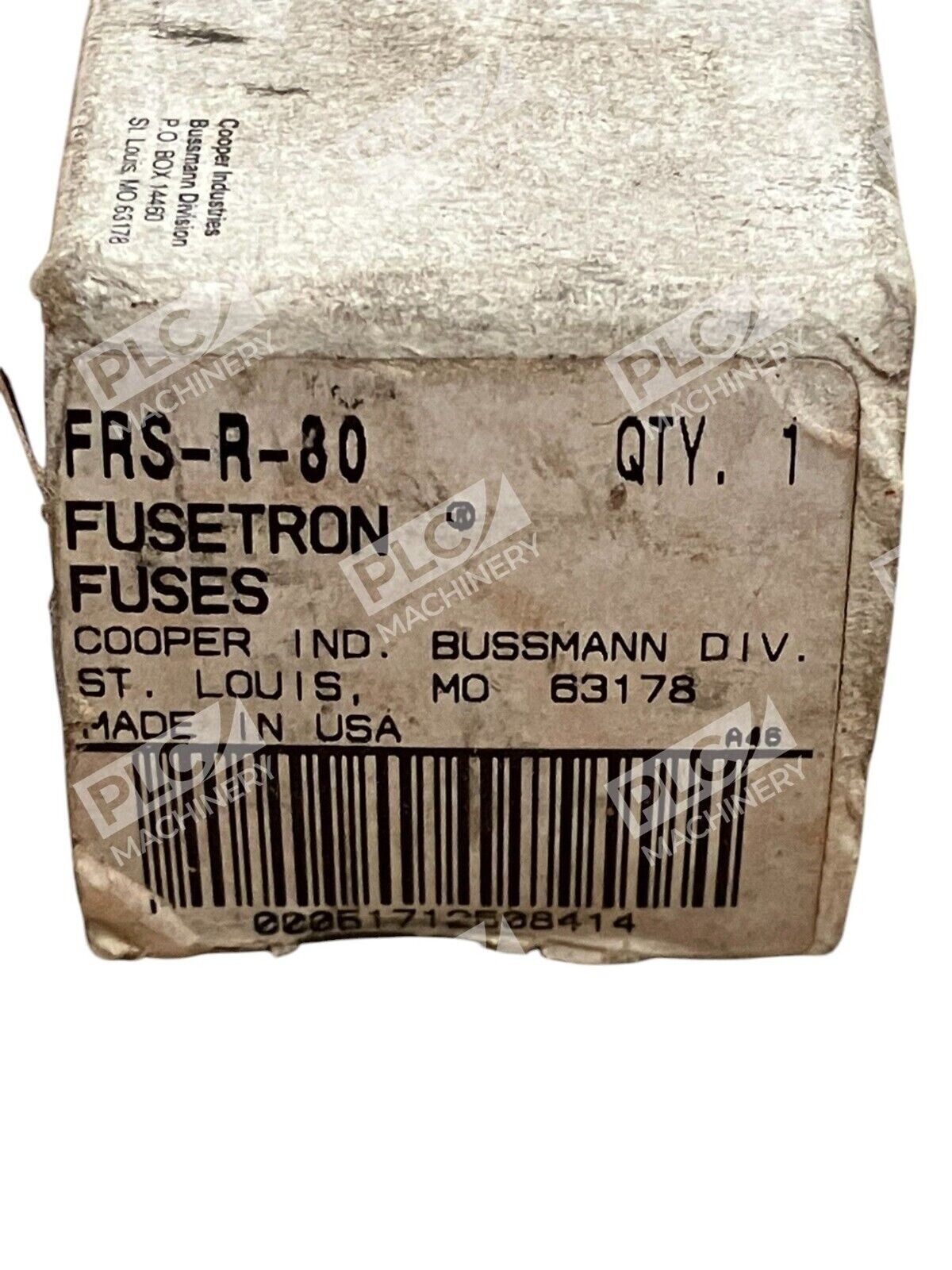 Bussmann FRS-R-80 - Bussmann Cooper Fusetron 80A Fuse FRS-R-80
