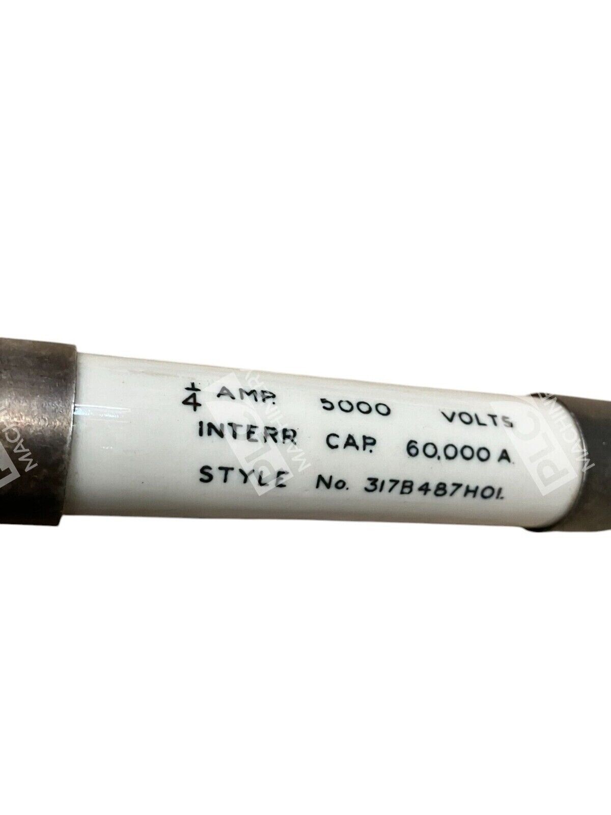 Westinghouse 1/4A 5000V S1442 Fuse Cartridge 317B487H01 - Image 4