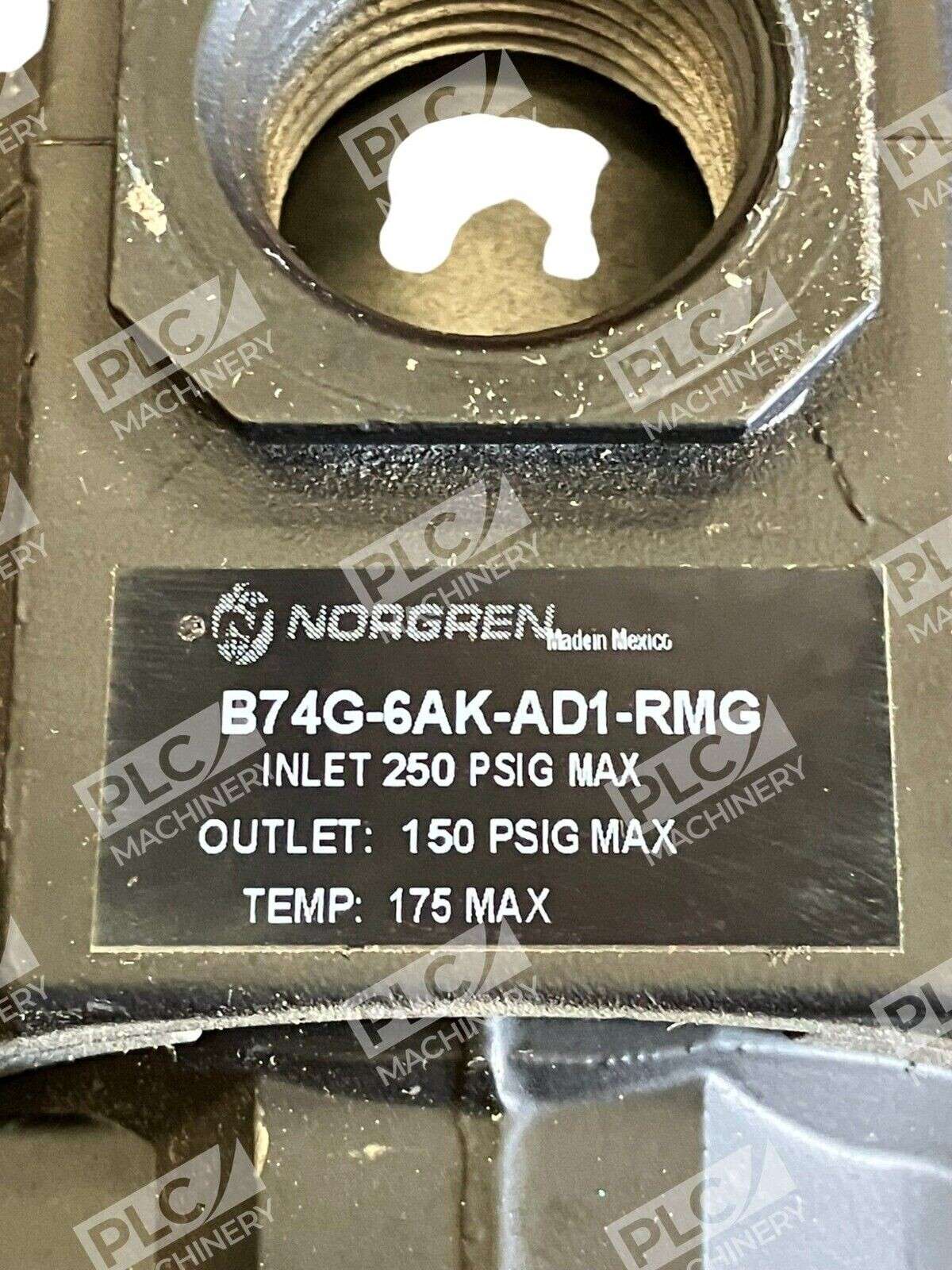 Norgren 3/4" NPT Standard Filter Regulator B74G-6AK-AD1-RMG - Image 3