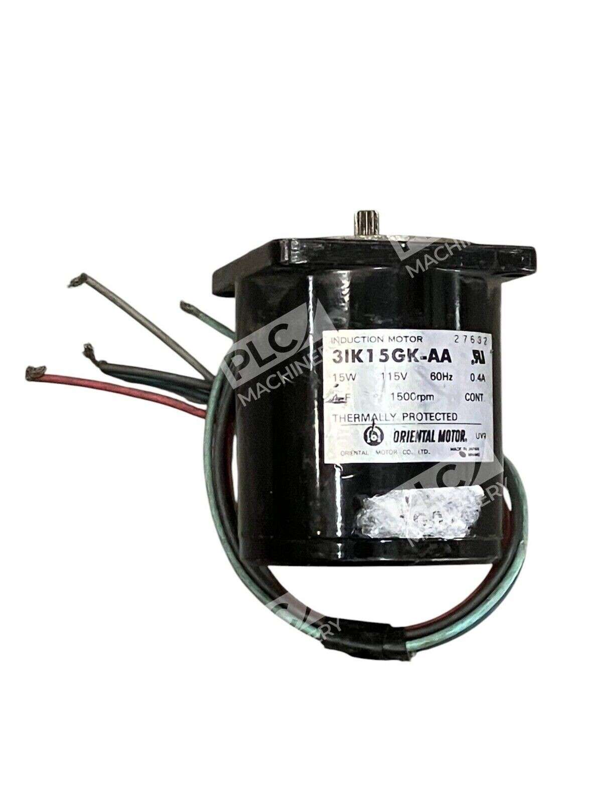 Oriental Motor 0.4V 115V 150RPM 15W 4uF Induction Motor 3IK15GK-AA - Image 2