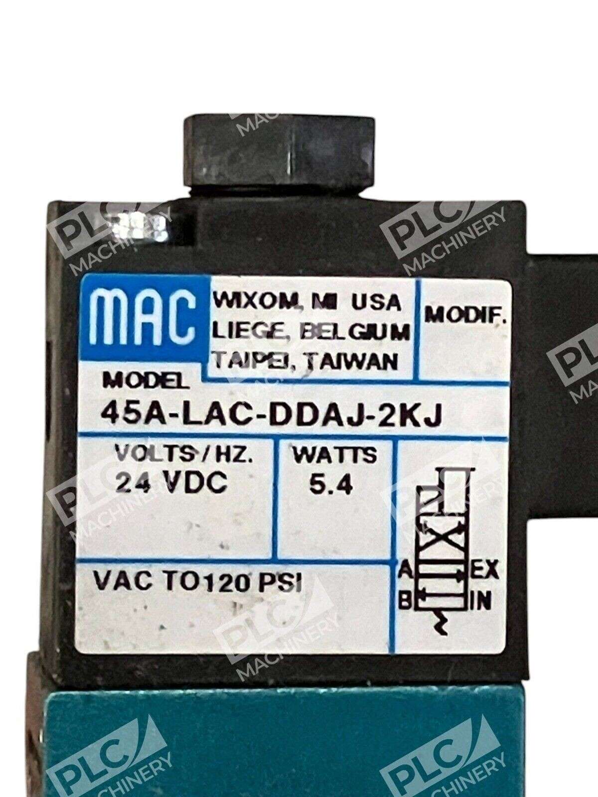 MAC Solenoid Valve 45A-LAC-DDAJ-2KJ - Image 3