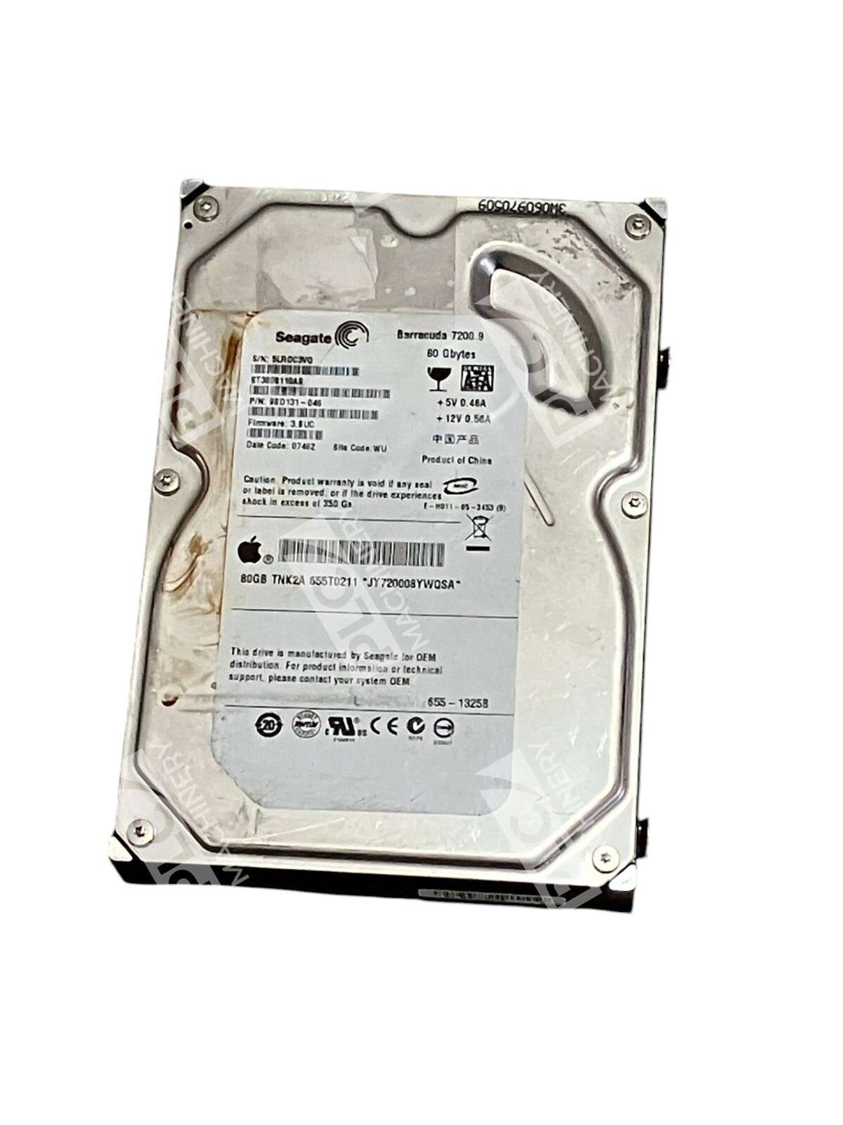 Seagate Apple Barracuda 7200.9 80GB TNK2A 655T0211 Hard Drive 9BD131-046 - Image 2
