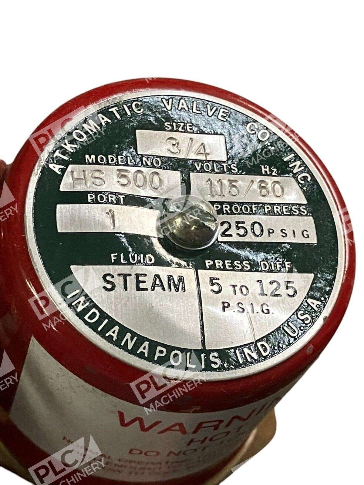 Atkomatic Valve 3/4" 1" 250PSIG Steam 5-125PSIG Valve HS500 - Image 4