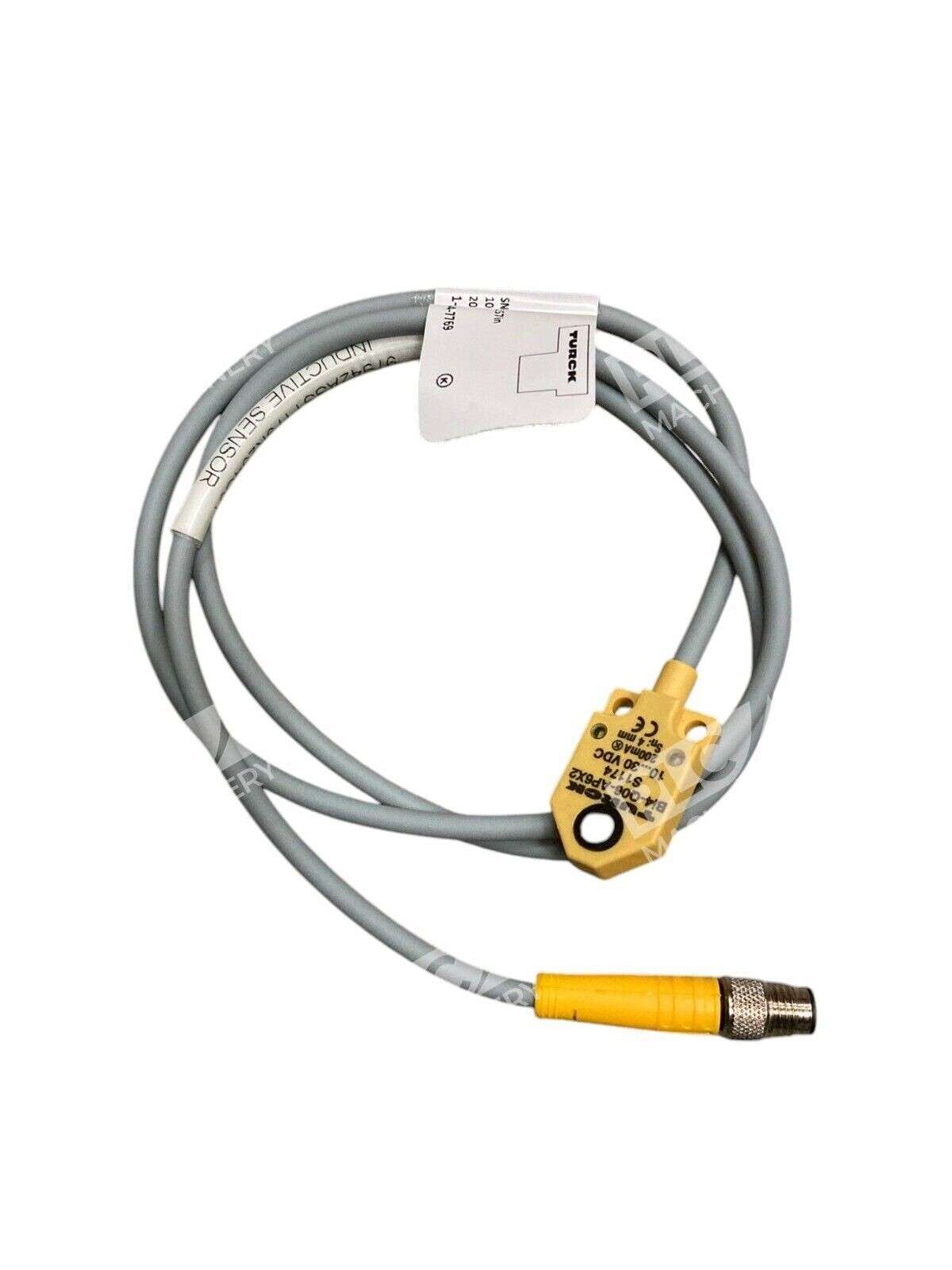 Turck BI4-Q06-AP6X2-0.8-PSG3M/S1174 - Turck 10-30VDC 200mA 4mm Proximity Sensor BI4-Q06-AP6X2-0.8-