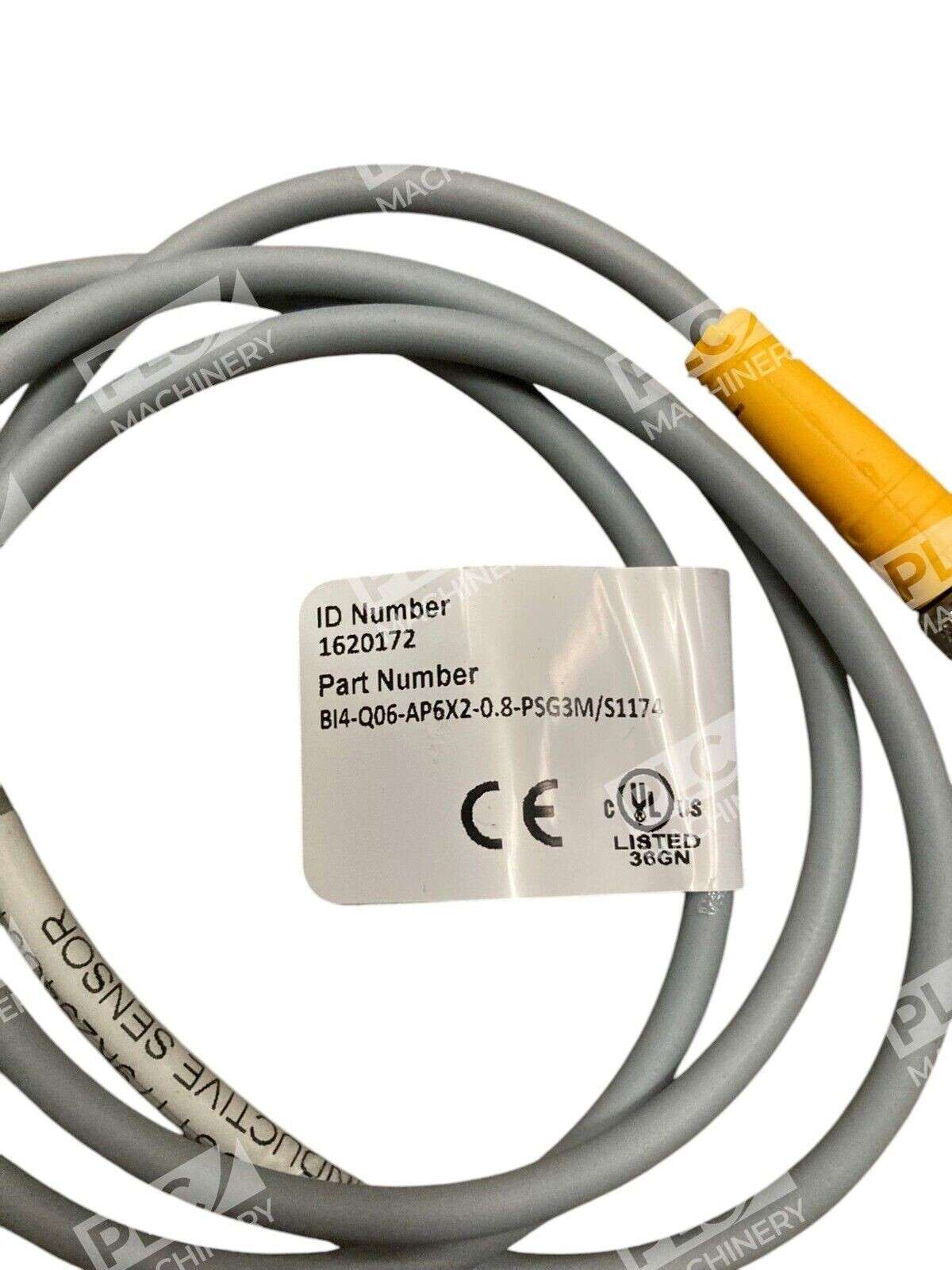 Turck 4mm 200mA 10-30VDC 1620172 Inductive Sensor BI4-Q06-AP6X2-0.8-PSG3M/S1174 - Image 3
