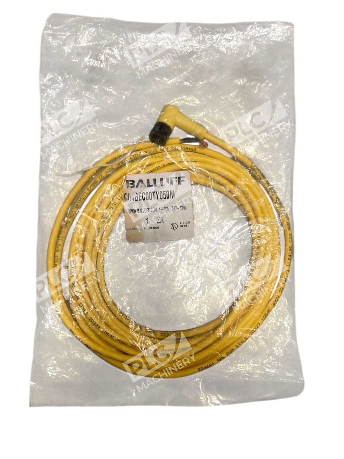 Balluff C04BEC00TY050M - Balluff Cable Assembly 5m C04BEC00TY050M