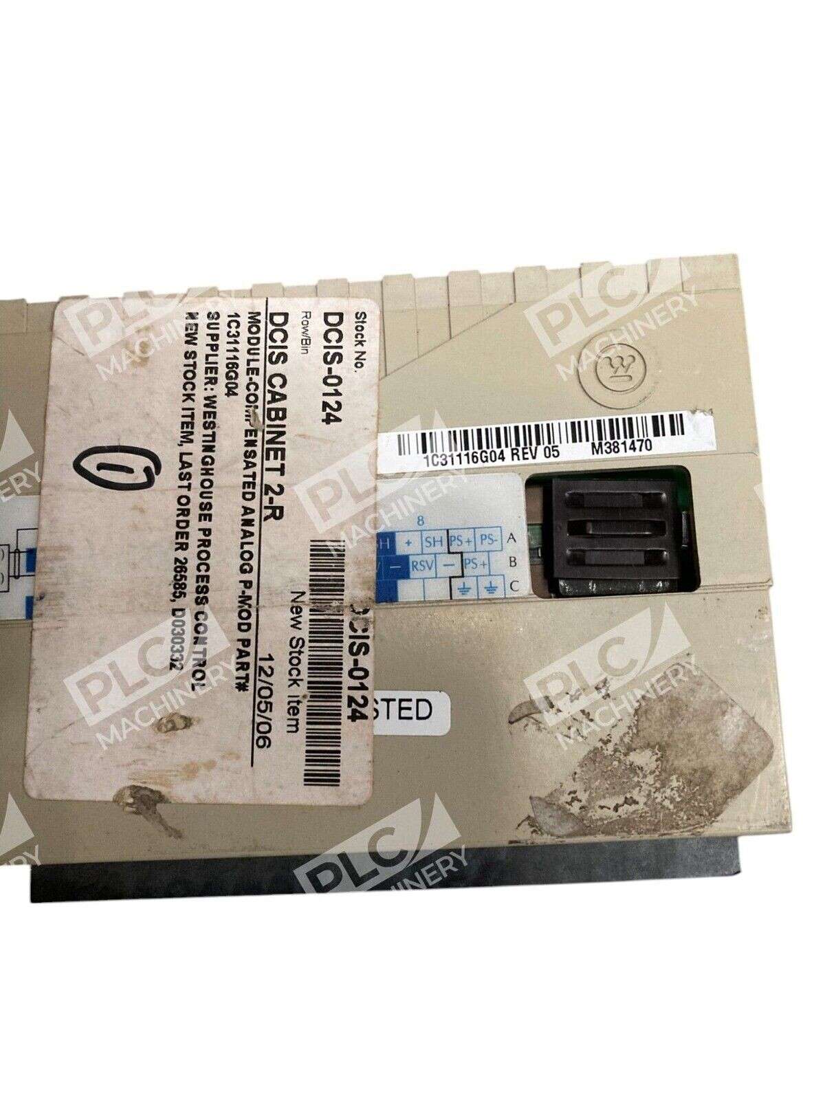Emerson Ovation 8 Channel Analog Input Module 1C31116G04 - Image 3